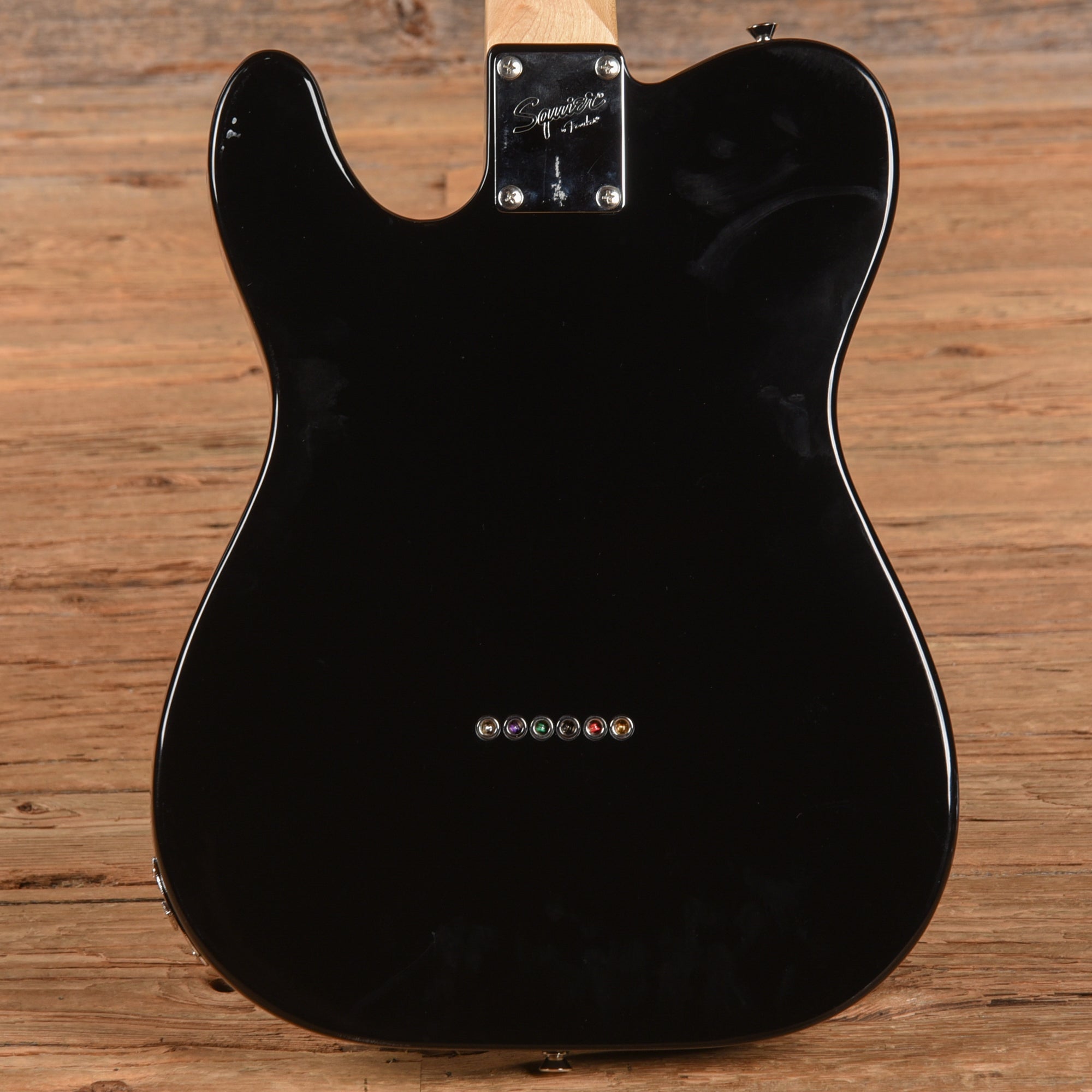 Squier Vintage Modified Telecaster Thinline Black 2011 Electric Guitars / Semi-Hollow