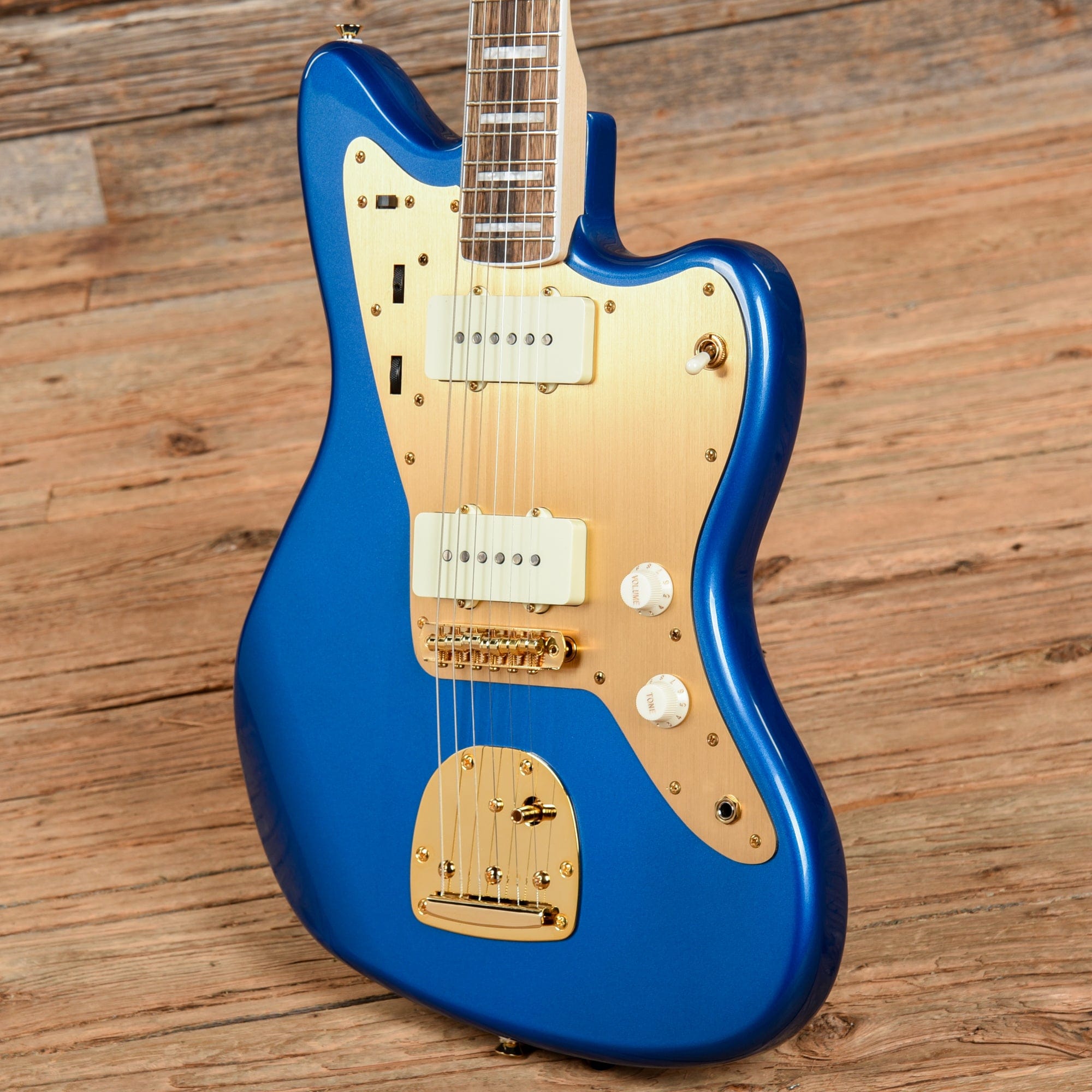 Squier 40th Anniversary Jazzmaster Gold Edition Lake Placid Blue 2022 Electric Guitars / Solid Body