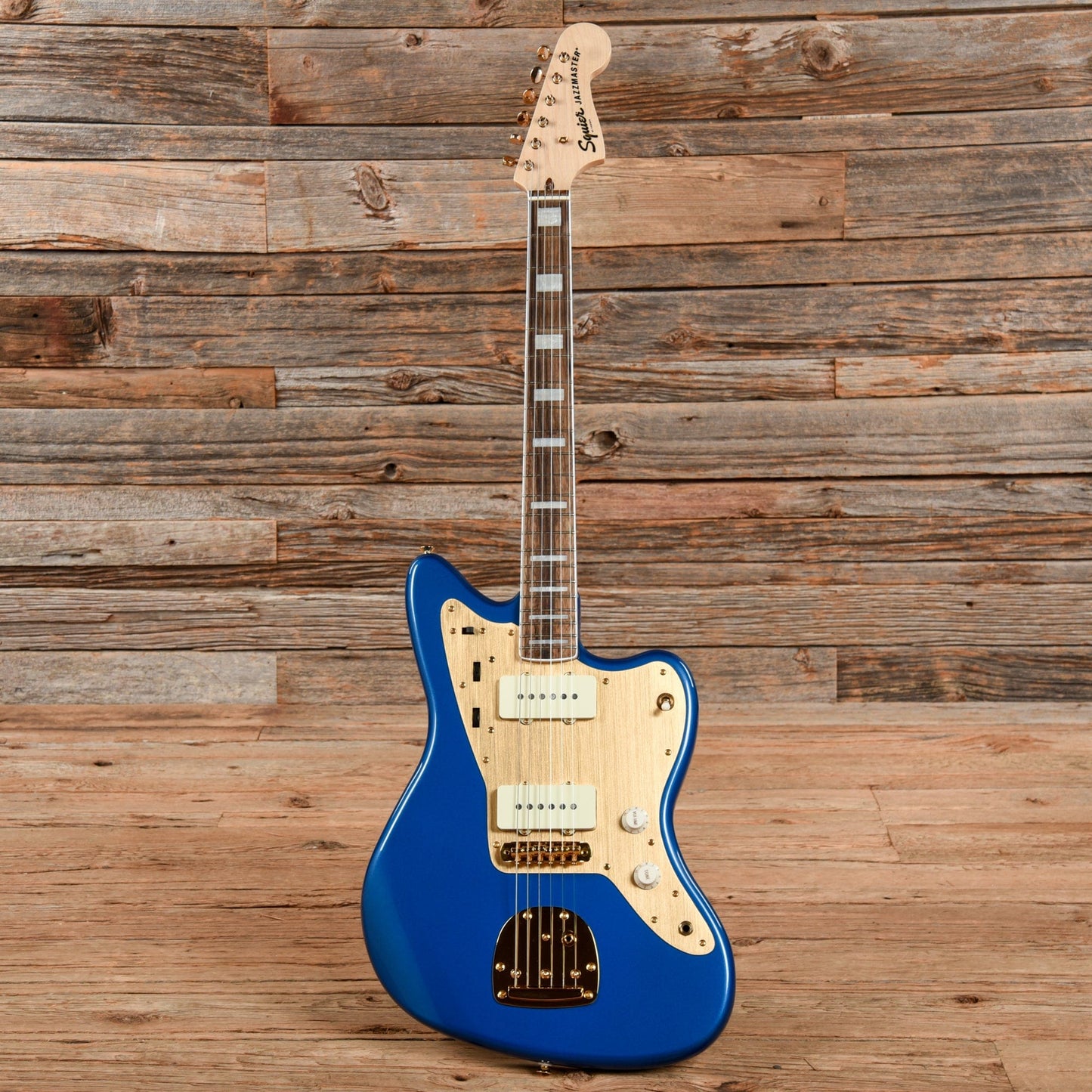 Squier 40th Anniversary Jazzmaster Gold Edition Lake Placid Blue 2022 Electric Guitars / Solid Body