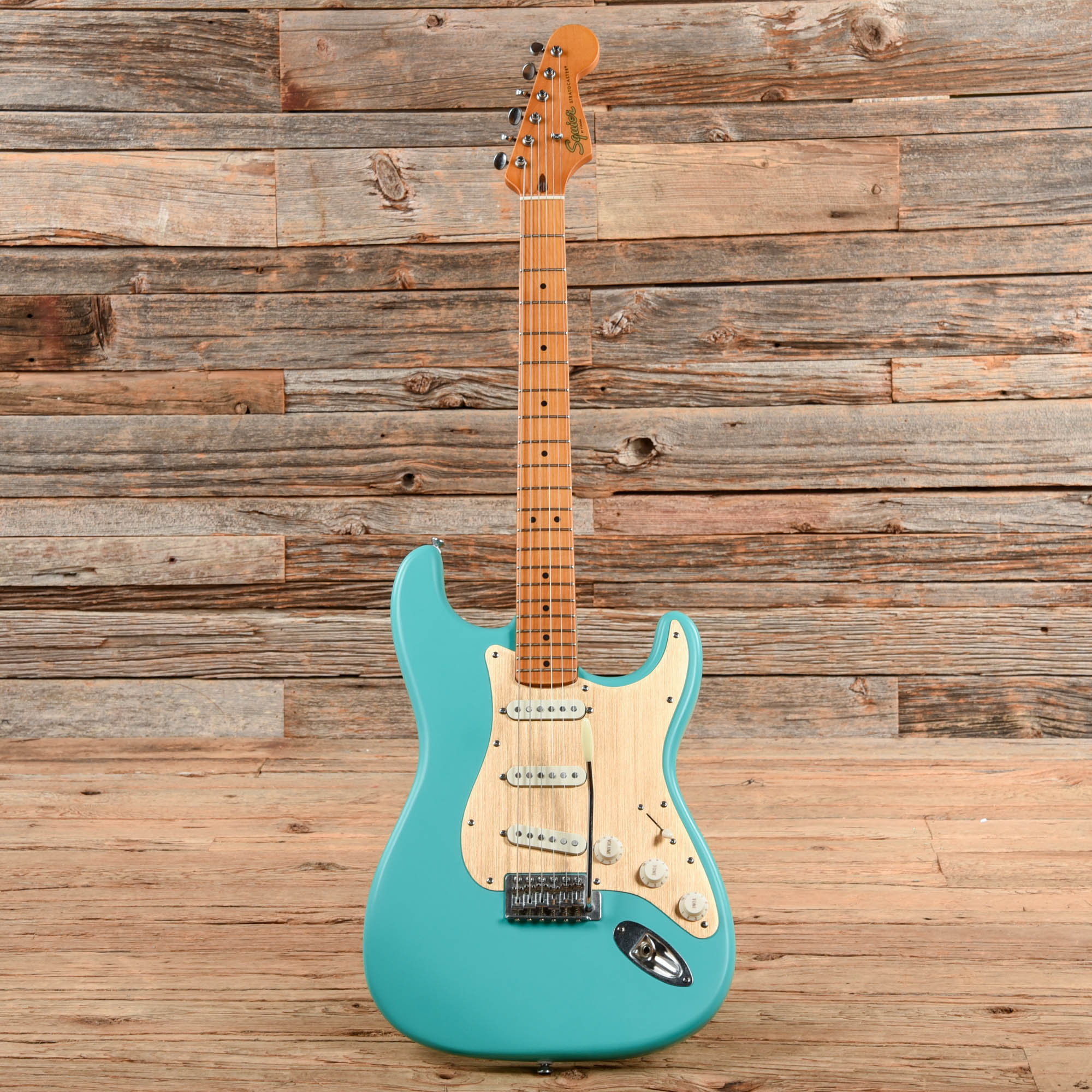 Squier 40th Anniversary Vintage Edition Stratocaster Satin Sea Foam Green 2022 Electric Guitars / Solid Body