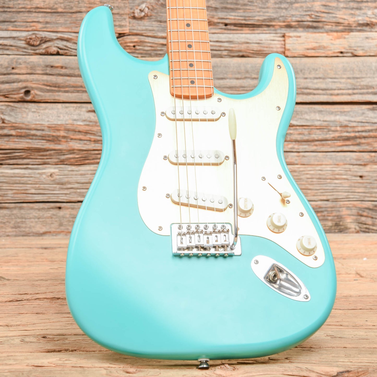 Squier 40th Anniversary Vintage Edition Stratocaster Satin Sea Foam Green 2022 Electric Guitars / Solid Body