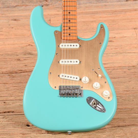 Squier 40th Anniversary Vintage Edition Stratocaster Satin Sea Foam Green Electric Guitars / Solid Body