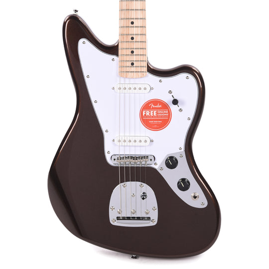 Squier Affinity Series Jaguar Mystic Metallic Brown Electric Guitars / Solid Body