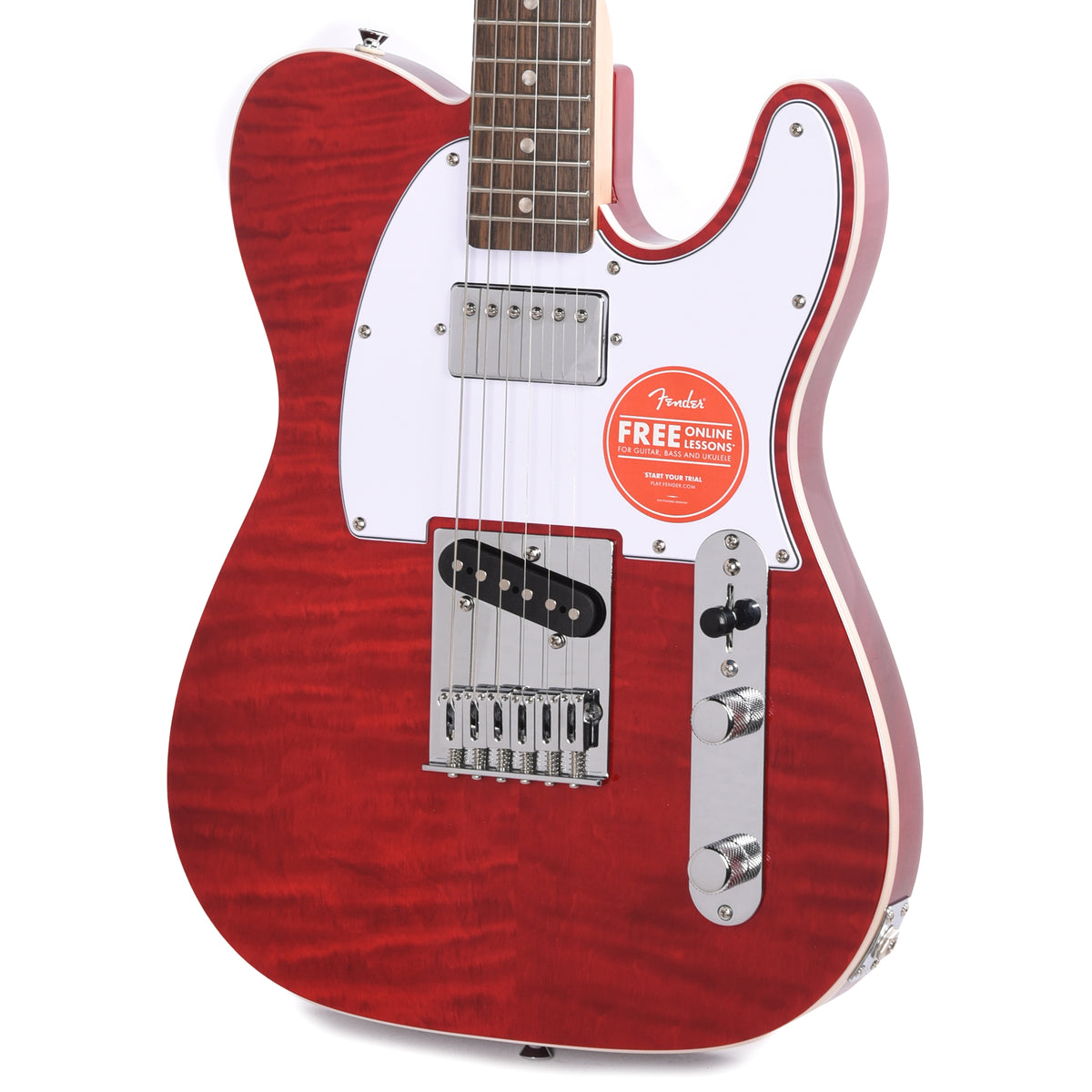 Squier Affinity Series Telecaster FMT SH Crimson Red Transparent ...