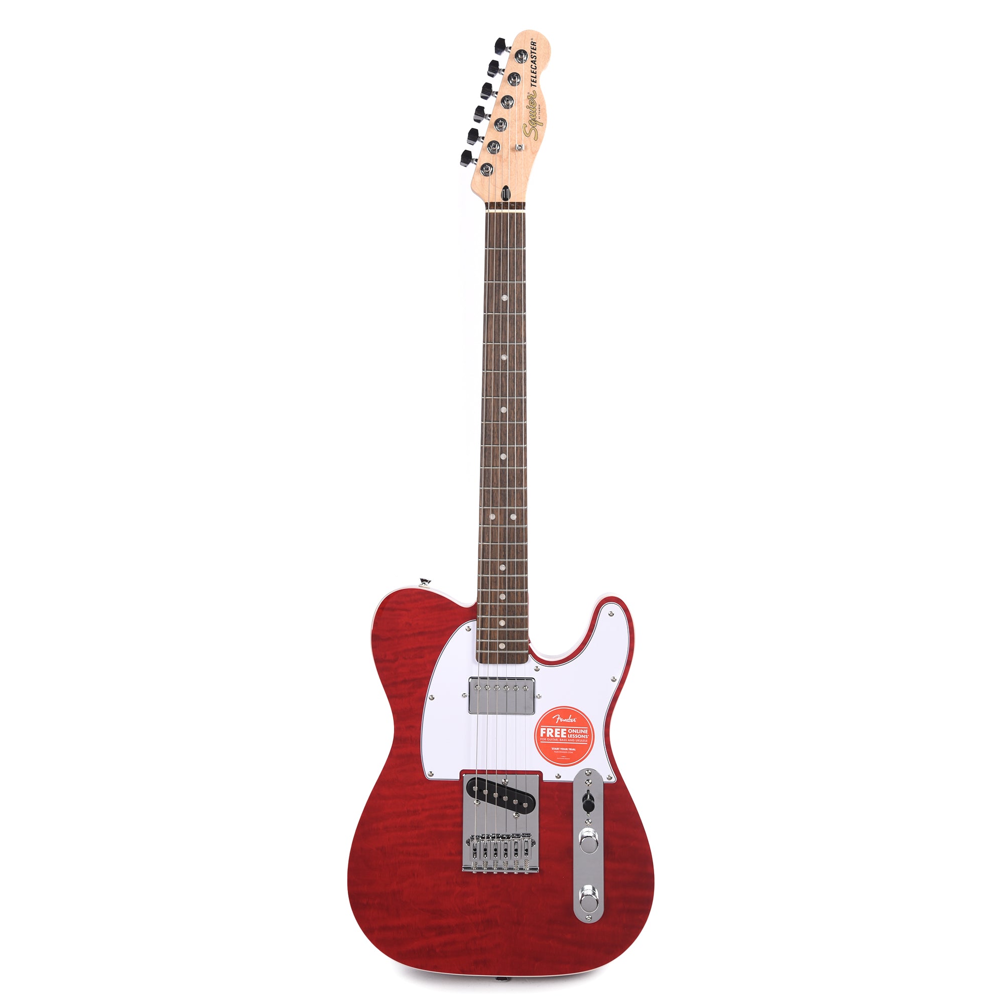 Squier Affinity Series Telecaster FMT SH Crimson Red Transparent Electric Guitars / Solid Body