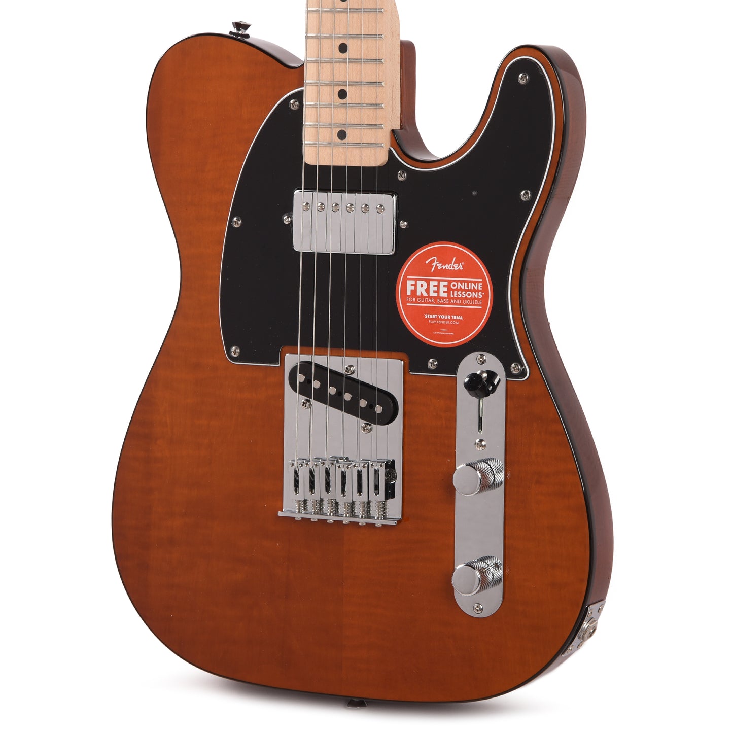 Squier Affinity Series Telecaster FMT SH Mocha Electric Guitars / Solid Body