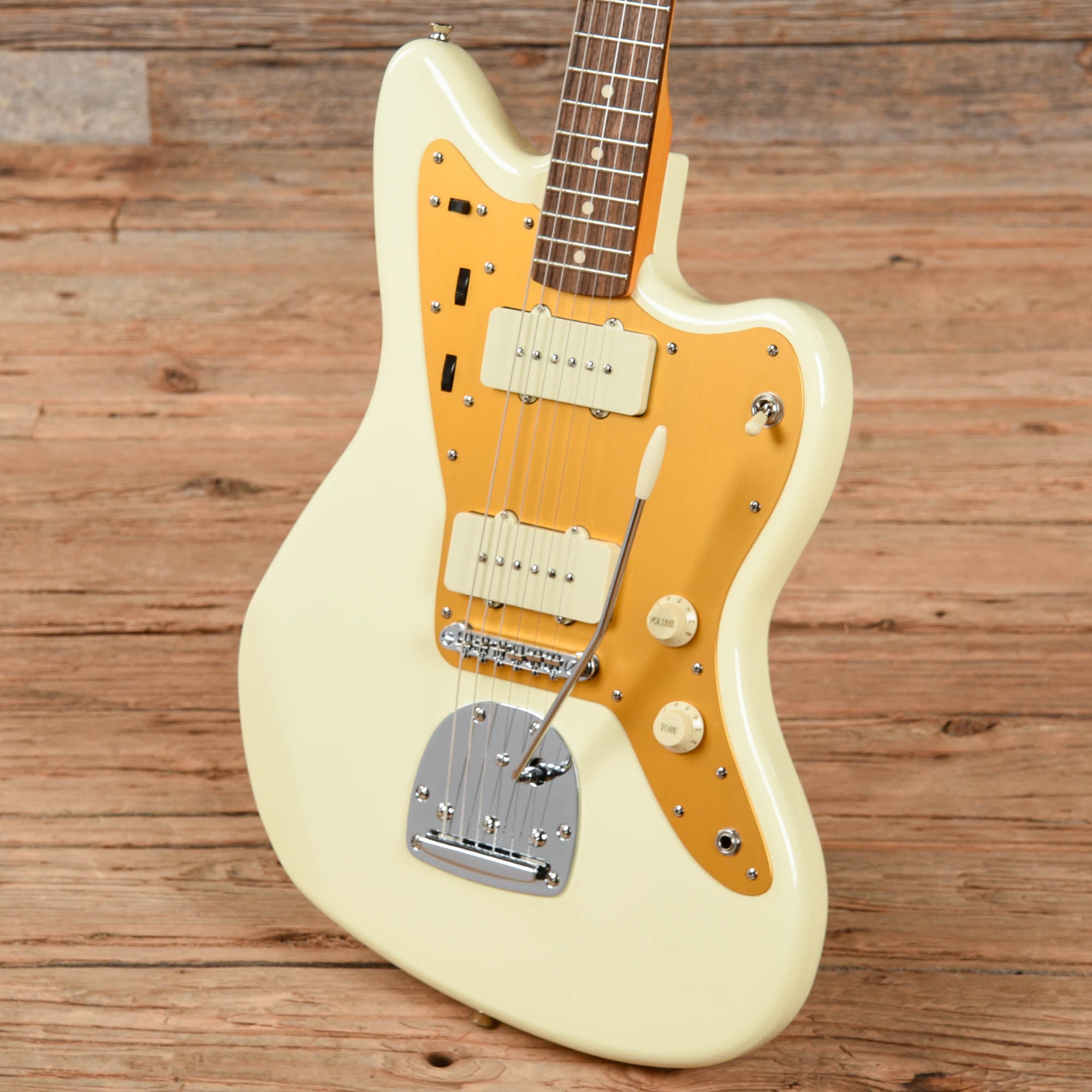 Squier Artist J Mascis Jazzmaster Vintage White Electric Guitars / Solid Body
