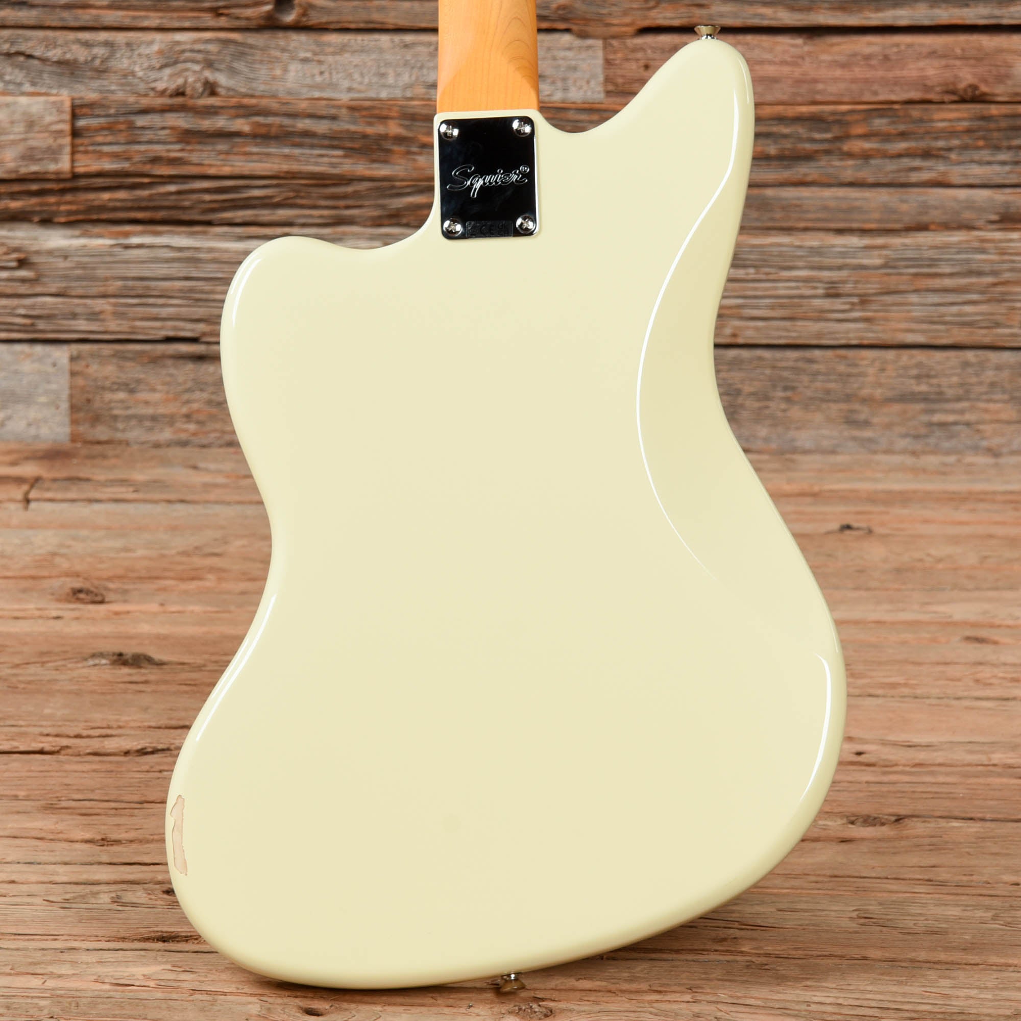 Squier Artist J Mascis Jazzmaster Vintage White Electric Guitars / Solid Body