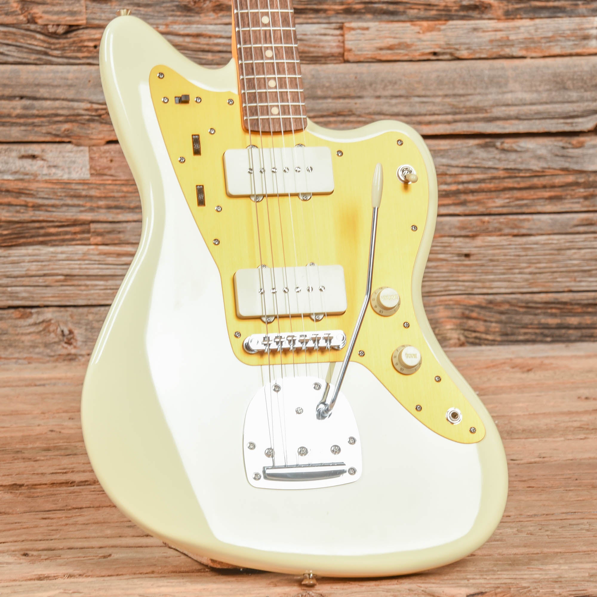 Squier Artist J Mascis Jazzmaster Vintage White Electric Guitars / Solid Body