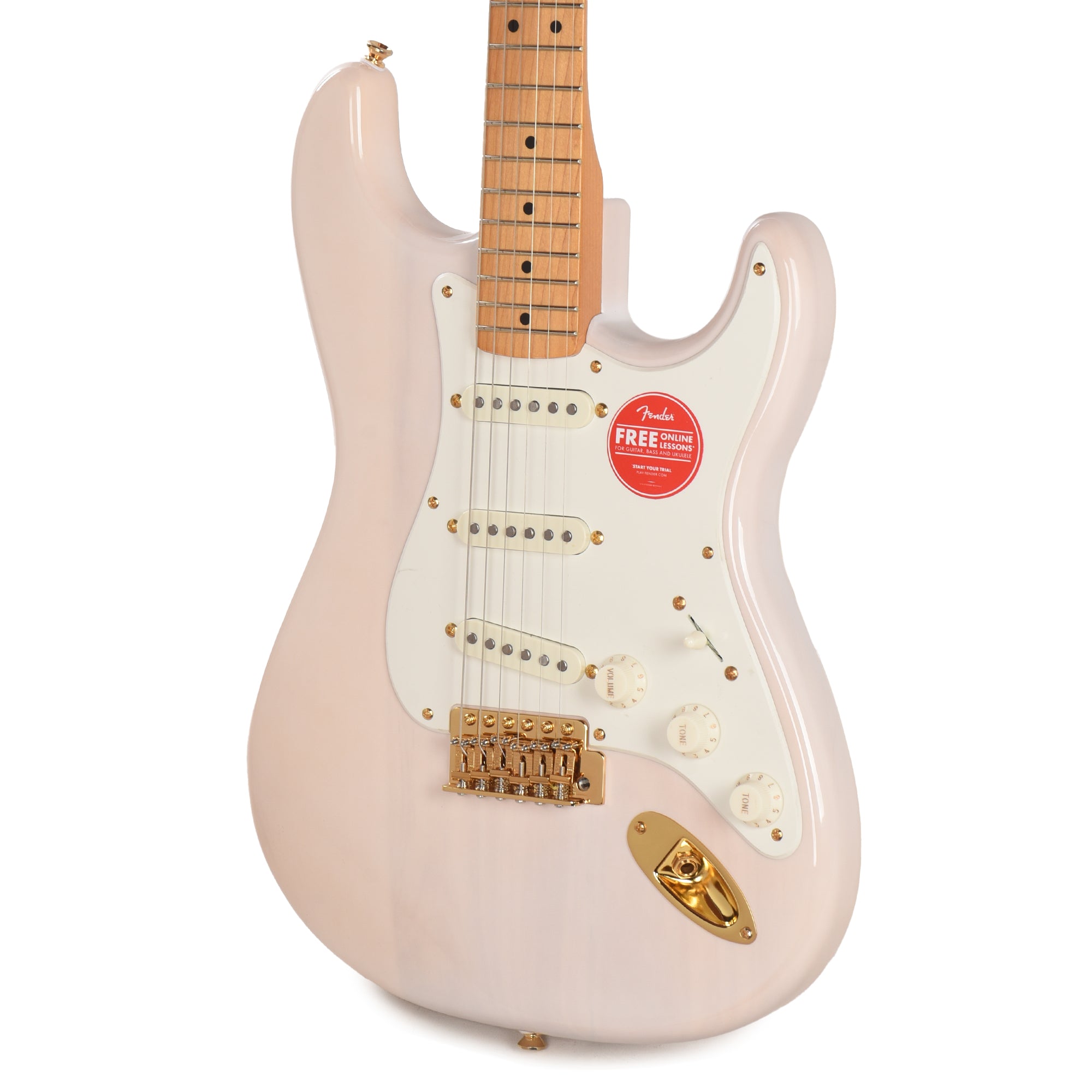 Squier Classic Vibe '50s Stratocaster White Blonde w/Gold Hardware Electric Guitars / Solid Body