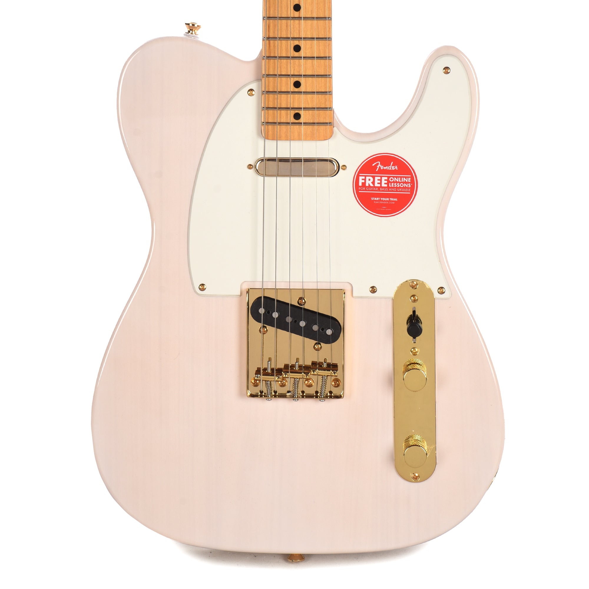 Squier Telecaster エレキギター クリーム色 Squier Classic Vibe '50s Telecaster White Blonde w/Gold Hardware