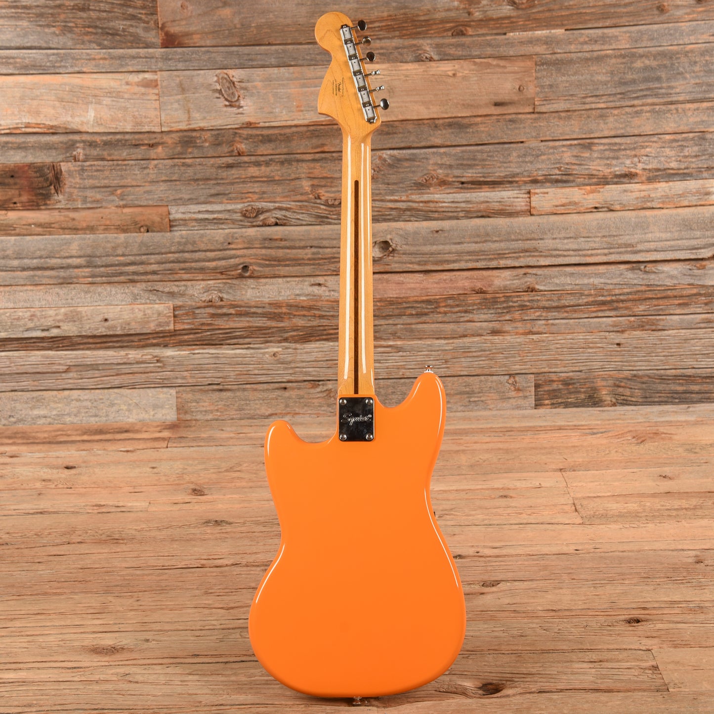 Squier Classic Vibe '60s Competition Mustang Capri Orange w/Dakota Red Stripe Electric Guitars / Solid Body