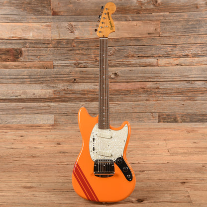 Squier Classic Vibe '60s Competition Mustang Capri Orange w/Dakota Red Stripe Electric Guitars / Solid Body