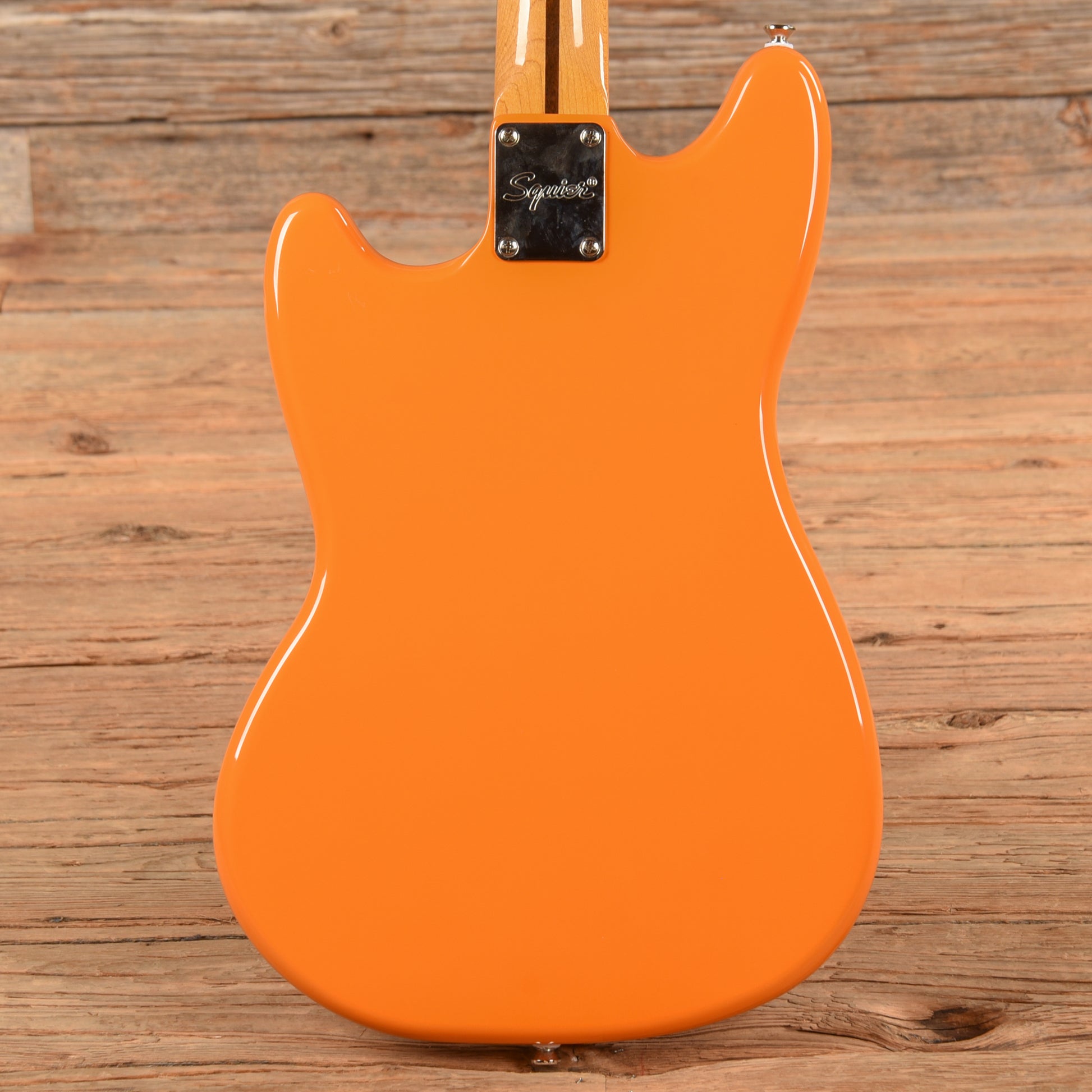 Squier Classic Vibe '60s Competition Mustang Capri Orange w/Dakota Red Stripe Electric Guitars / Solid Body