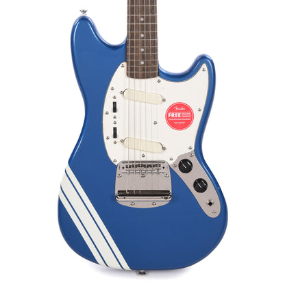 Squier Classic Vibe '60s Competition Mustang Lake Placid Blue w/Olympic White Stripes Electric Guitars / Solid Body