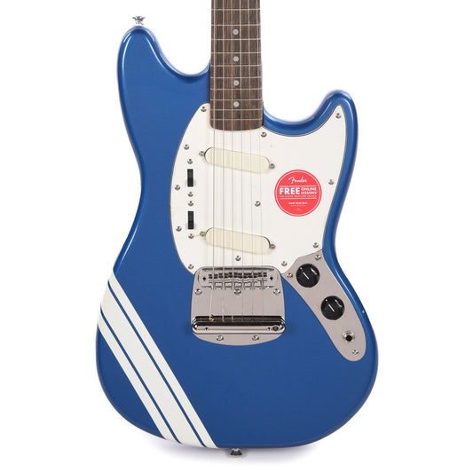 Squier Classic Vibe '60s Competition Mustang Lake Placid Blue w/Olympic White Stripes Electric Guitars / Solid Body