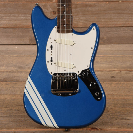 Squier Classic Vibe '60s Competition Mustang Lake Placid Blue w/Olympic White Stripes Electric Guitars / Solid Body