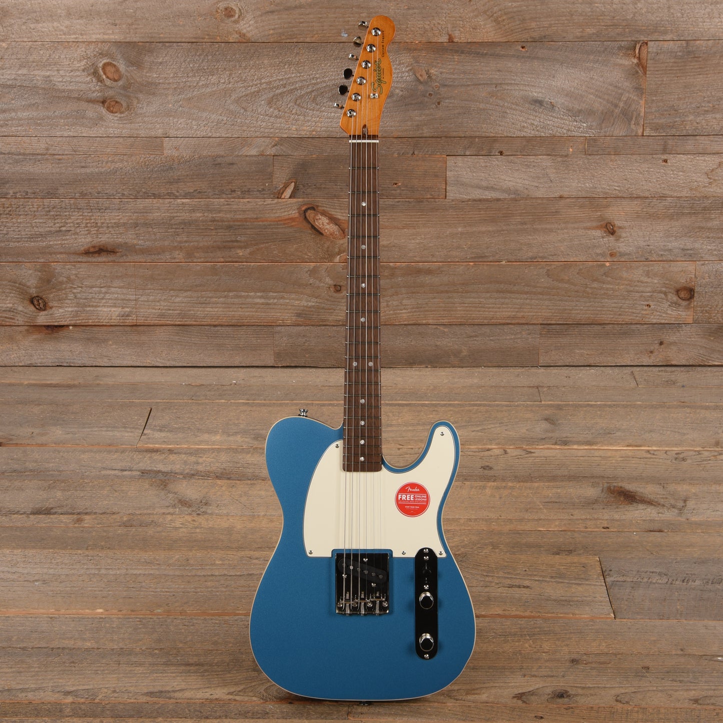 Squier Classic Vibe '60s Custom Esquire Lake Placid Blue w/3-Ply Parchment Pickguard Electric Guitars / Solid Body