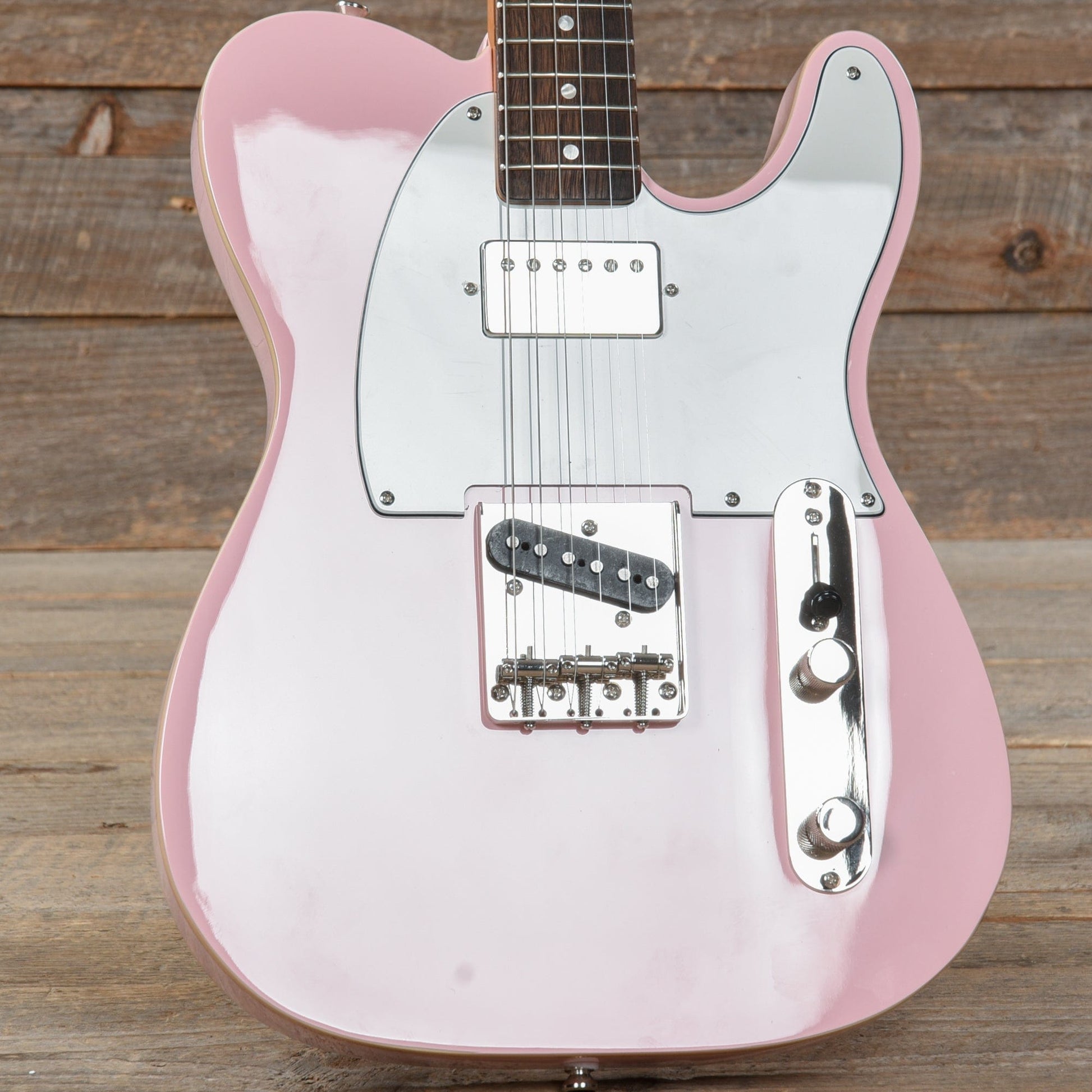 Squier Classic Vibe 60s Custom Telecaster HS Shell Pink Electric Guitars / Solid Body