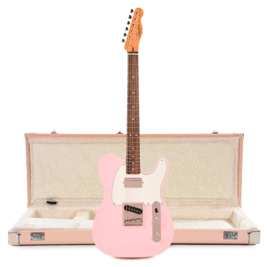 Squier Classic Vibe 60s Custom Telecaster HS Shell Pink and Hardshell Case Strat/Tele Shell Pink w/Cream Interior Electric Guitars / Solid Body