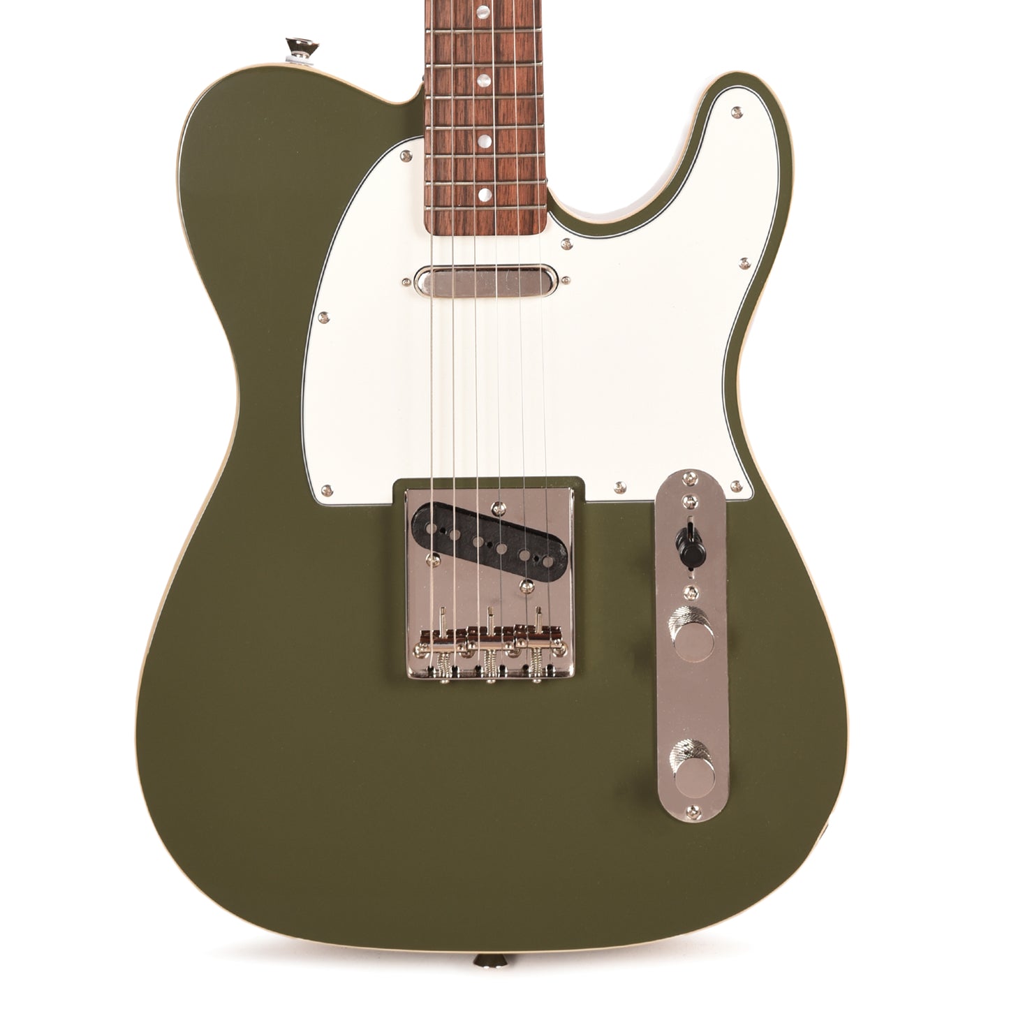 Squier Classic Vibe '60s Custom Telecaster Olive Electric Guitars / Solid Body