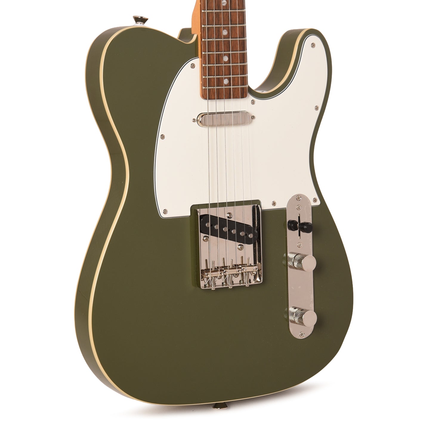 Squier Classic Vibe '60s Custom Telecaster Olive Electric Guitars / Solid Body