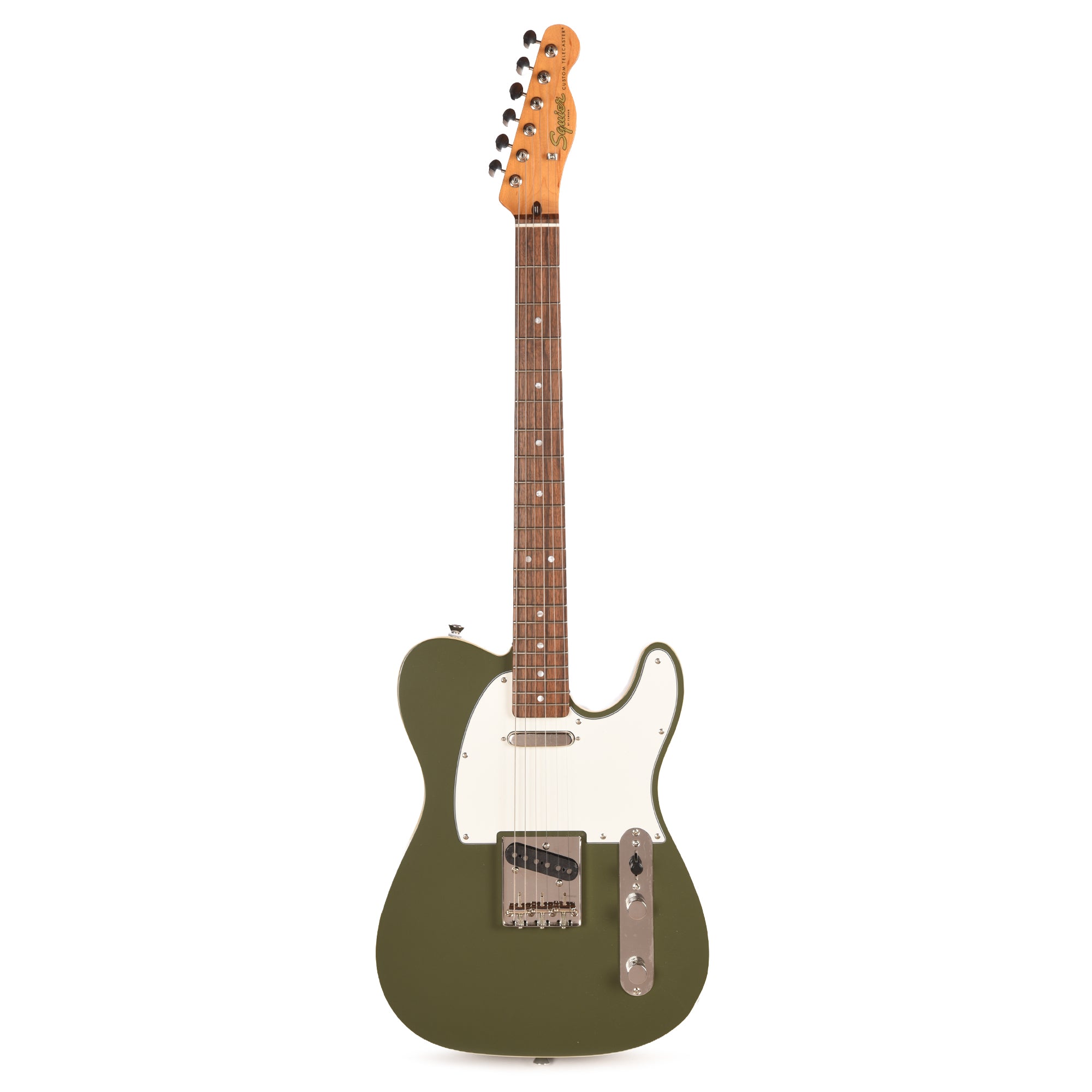 Squier Classic Vibe '60s Custom Telecaster Olive Electric Guitars / Solid Body