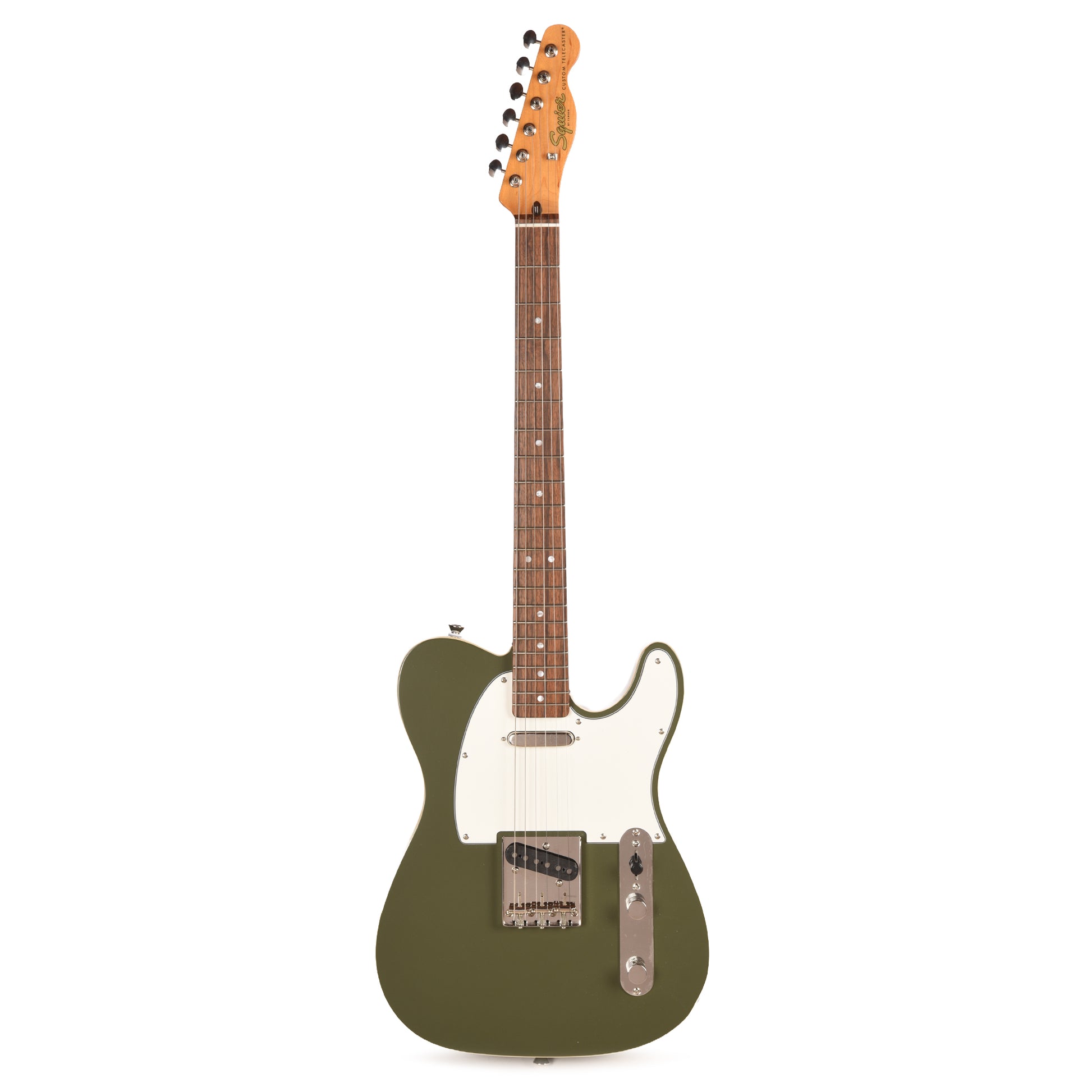 Squier Classic Vibe '60s Custom Telecaster Olive Electric Guitars / Solid Body