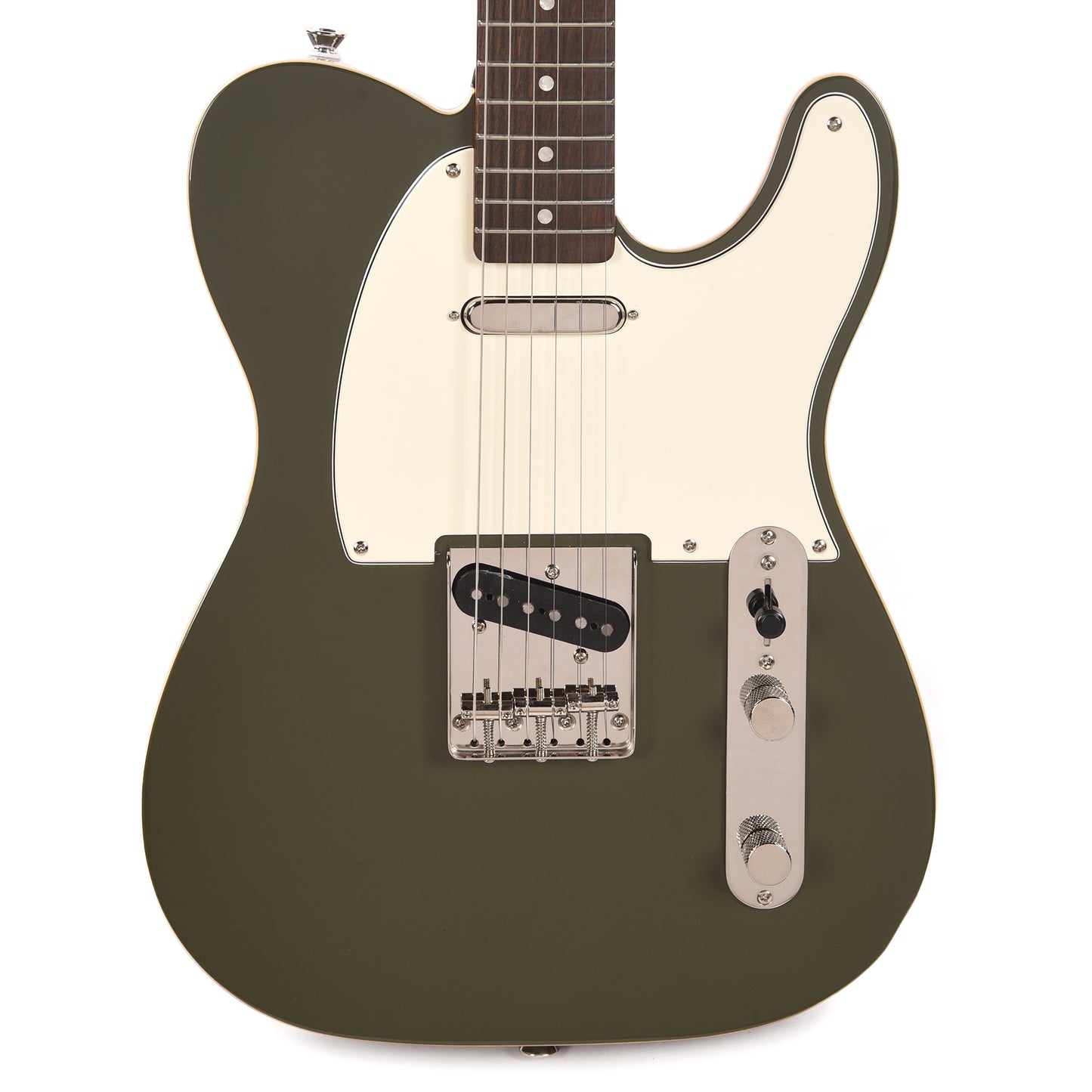 Squier Classic Vibe '60s Custom Telecaster Olive Electric Guitars / Solid Body