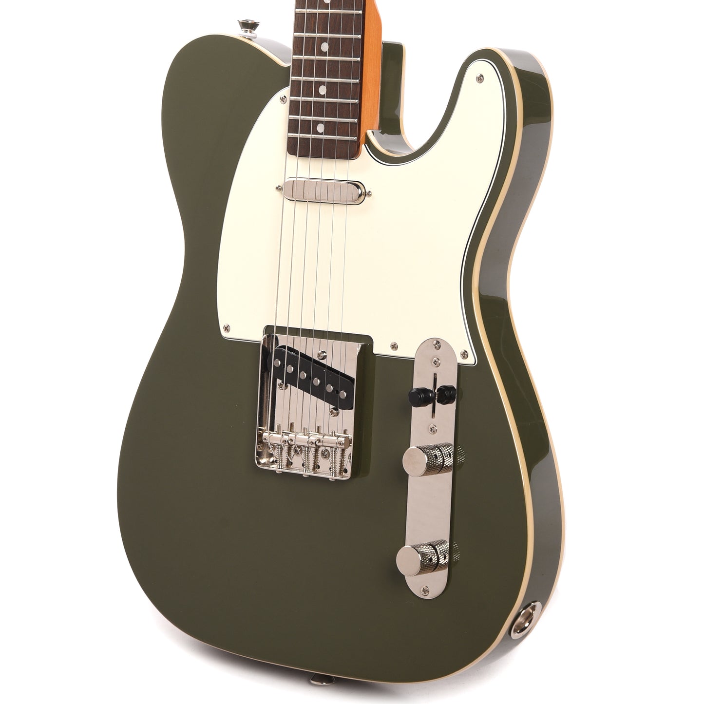 Squier Classic Vibe '60s Custom Telecaster Olive Electric Guitars / Solid Body
