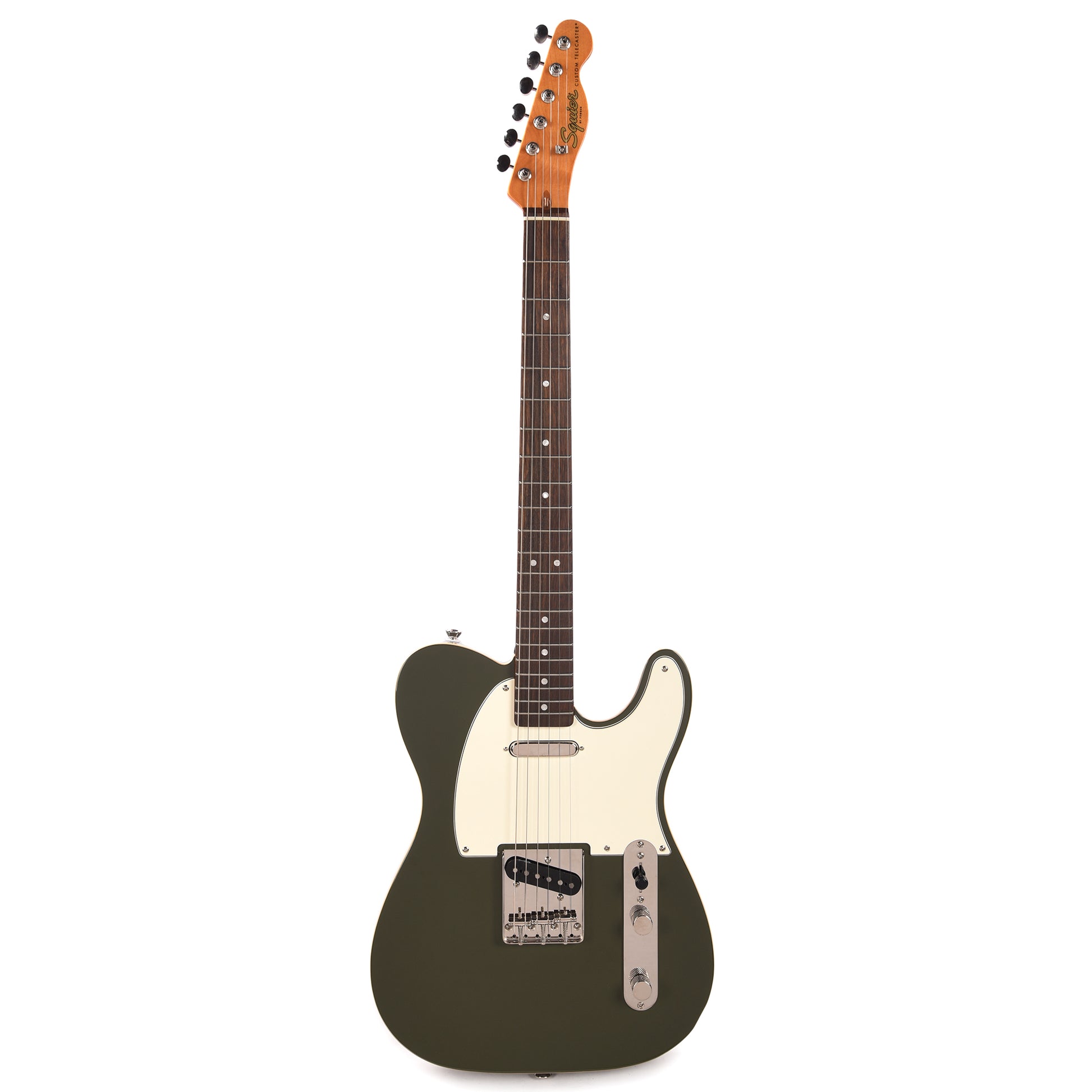 Squier Classic Vibe '60s Custom Telecaster Olive Electric Guitars / Solid Body