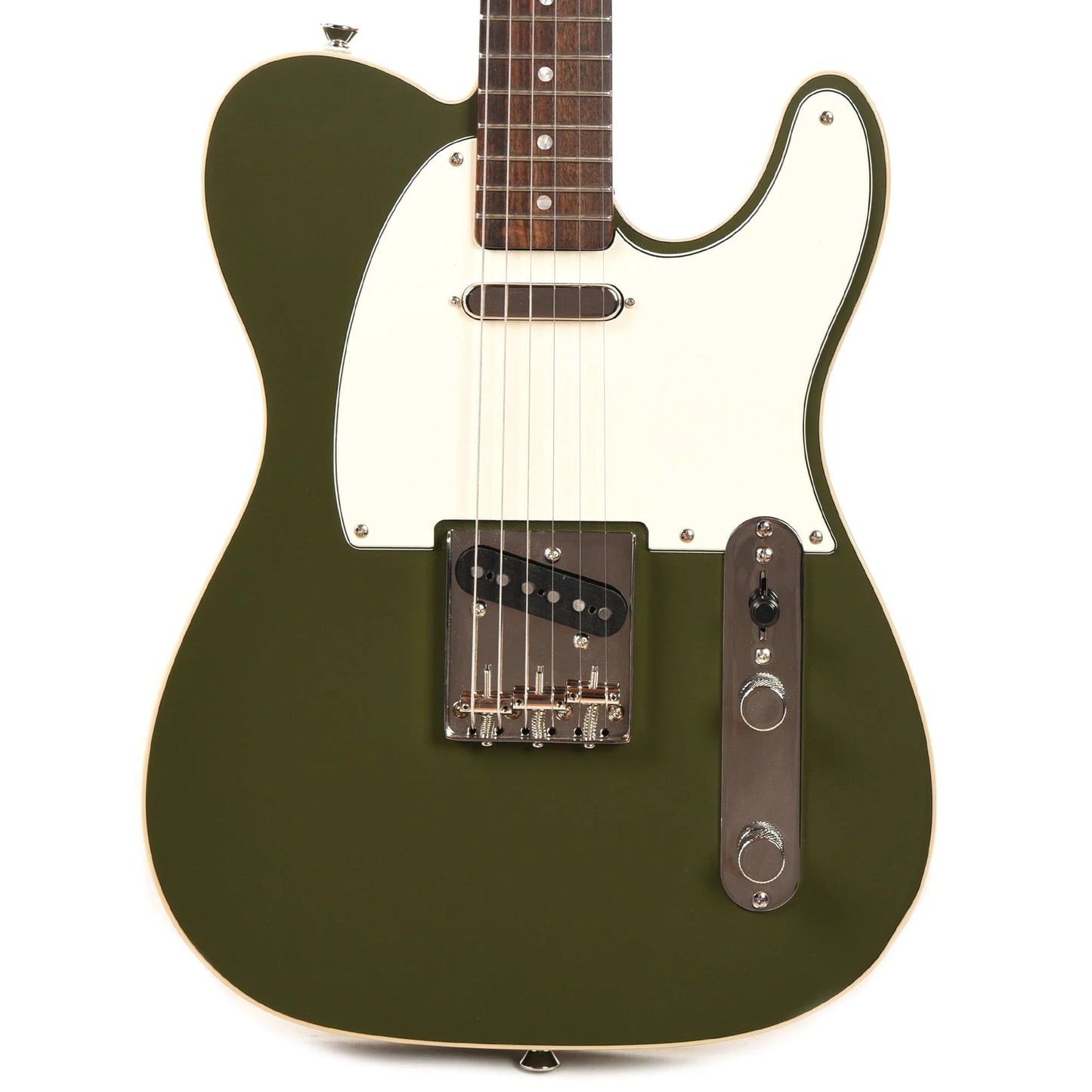Squier Classic Vibe '60s Custom Telecaster Olive Electric Guitars / Solid Body