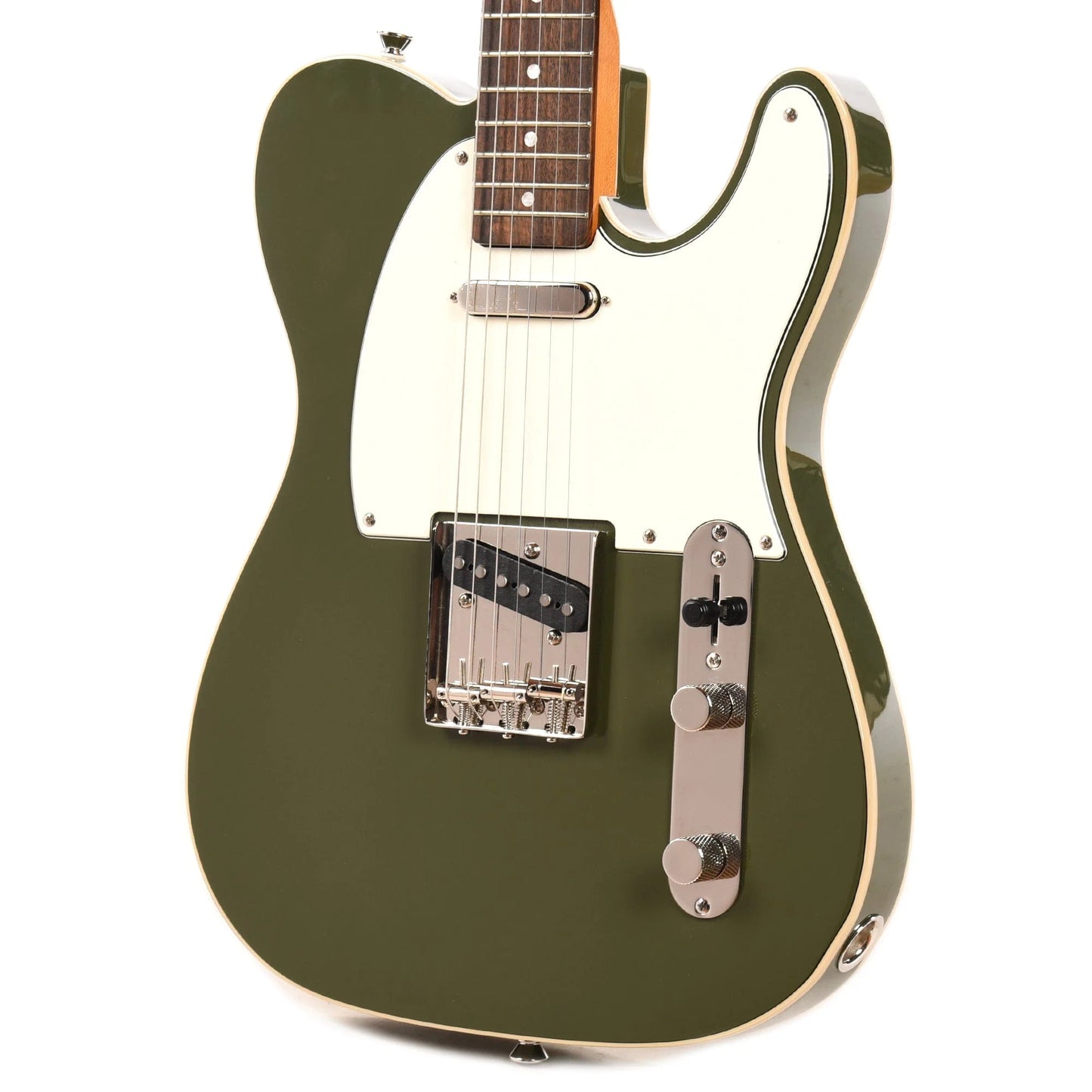 Squier Classic Vibe '60s Custom Telecaster Olive Electric Guitars / Solid Body