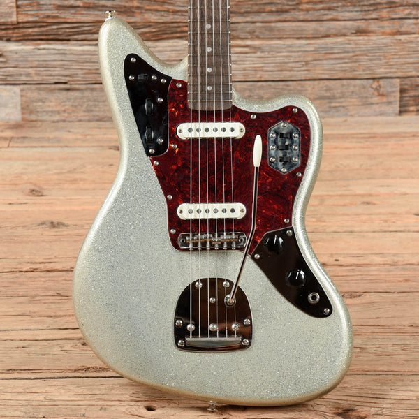 Squier Classic Vibe '60s Jaguar Silver Sparkle w/Matching Headcap
