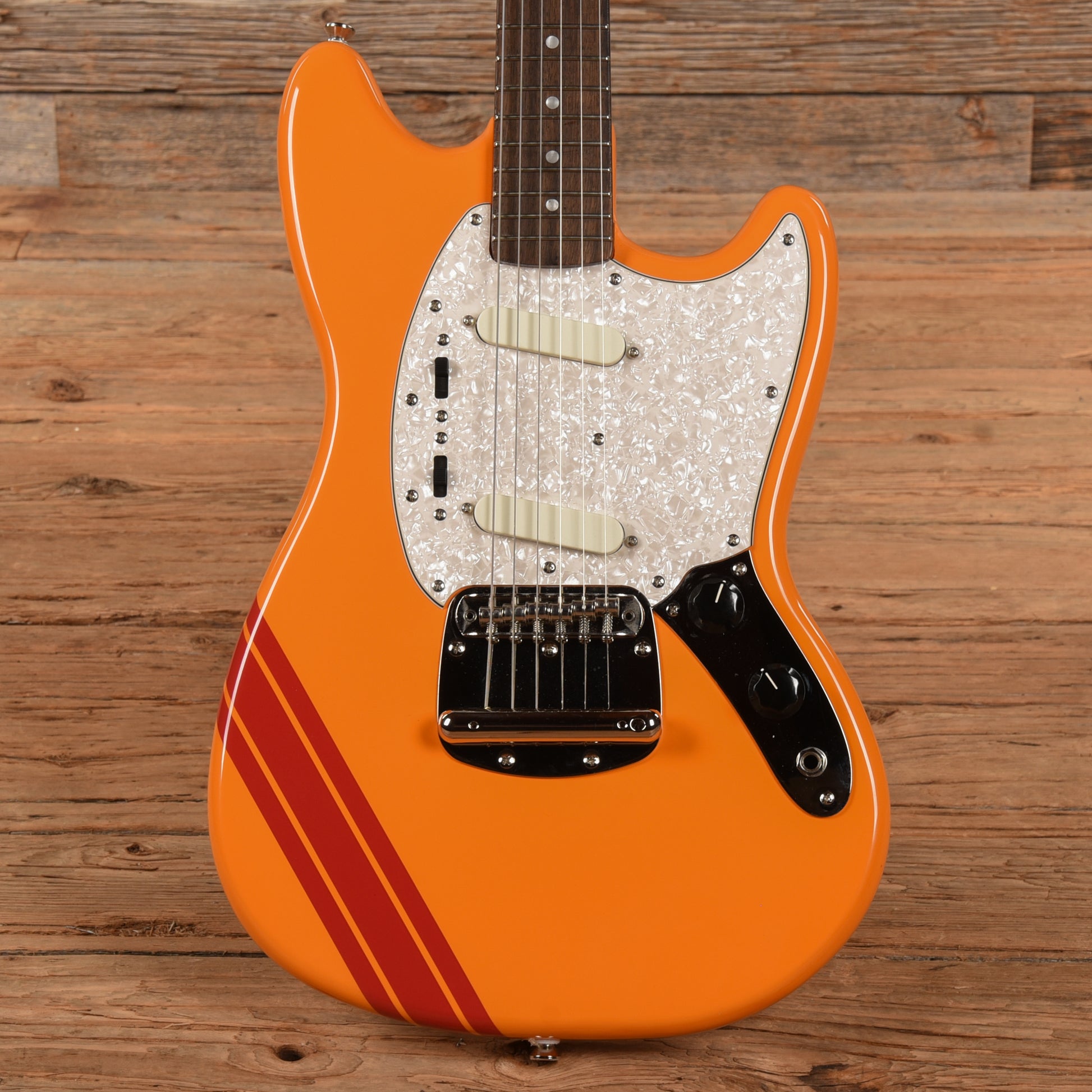 Squier Classic Vibe 60s Mustang Competition Orange 2022 Electric Guitars / Solid Body