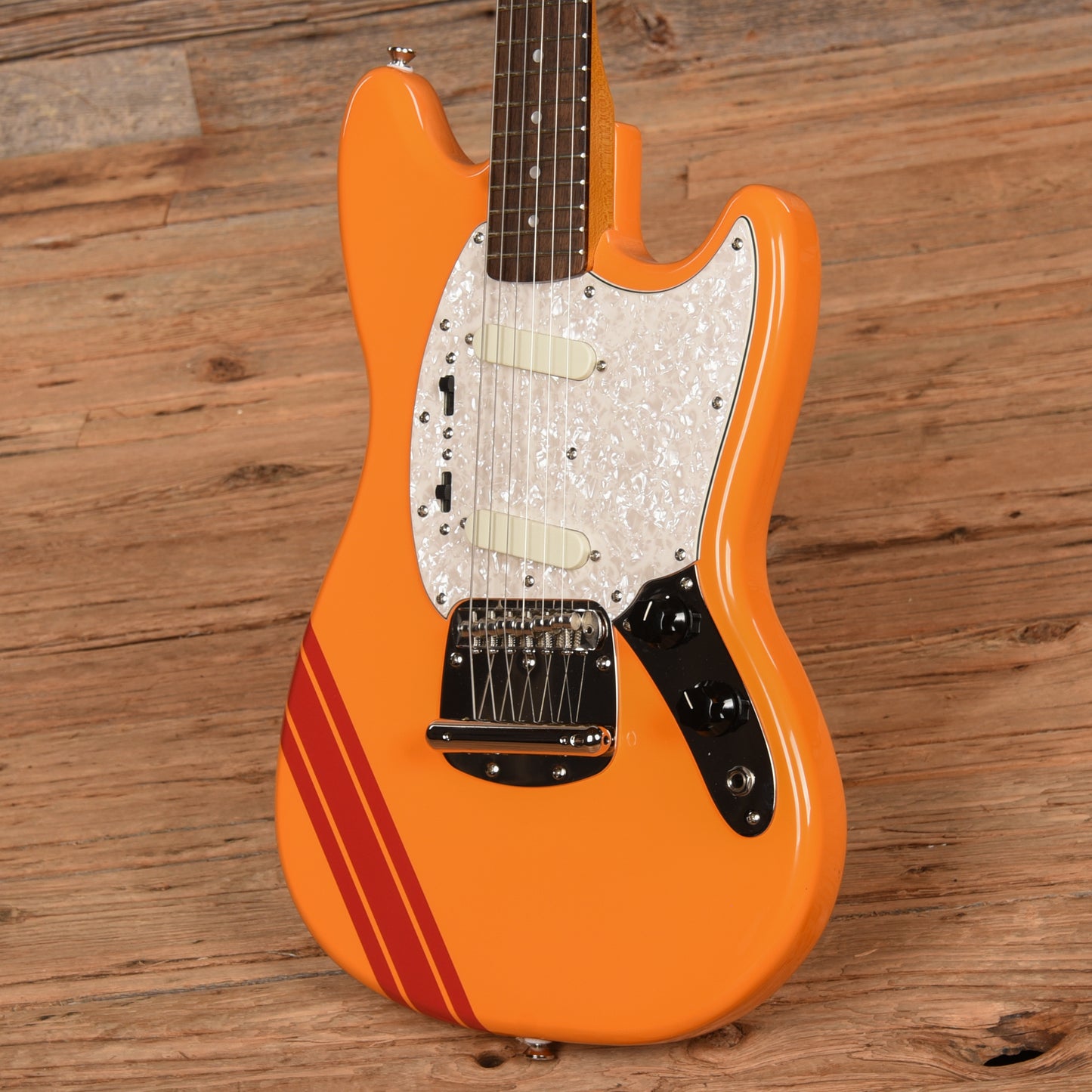Squier Classic Vibe 60s Mustang Competition Orange 2022 Electric Guitars / Solid Body