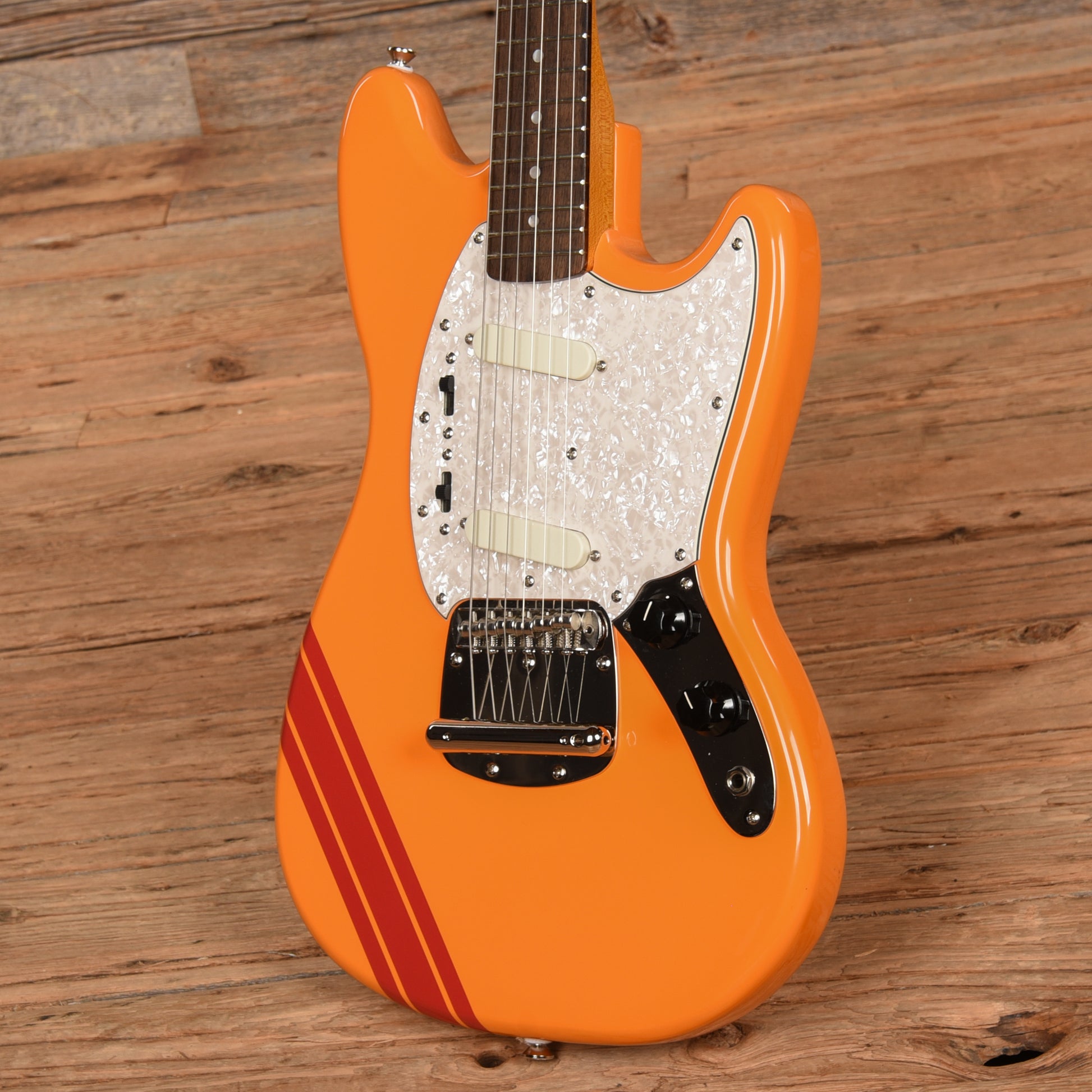 Squier Classic Vibe 60s Mustang Competition Orange 2022 Electric Guitars / Solid Body