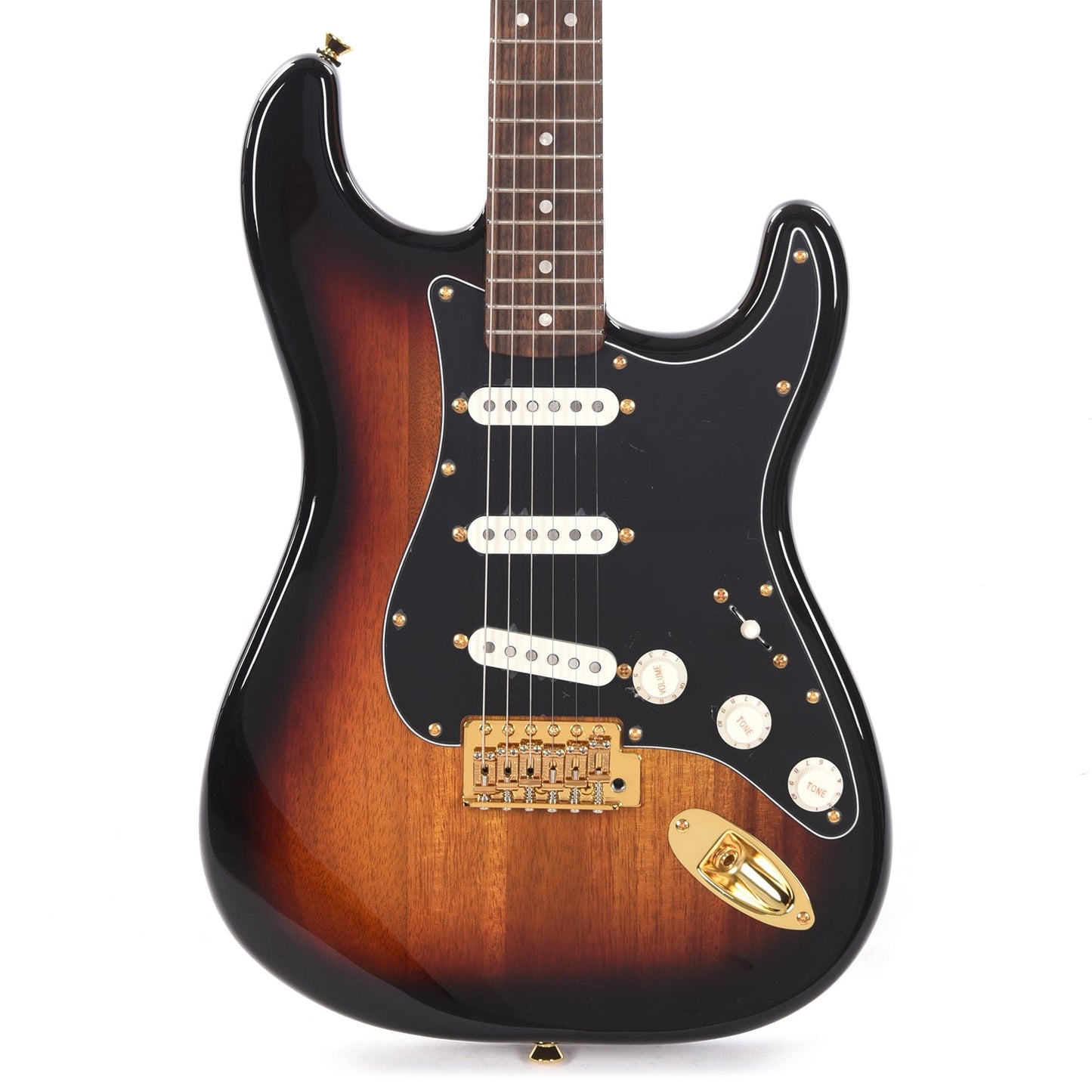 Squier Classic Vibe '60s Stratocaster 3-Color Sunburst w/Gold Hardware & Black Pickguard Electric Guitars / Solid Body