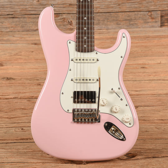 Squier Classic Vibe '60s Stratocaster HSS Shell Pink 3-Ply Parchment Electric Guitars / Solid Body