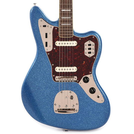 Squier Classic Vibe '70s Jaguar Blue Sparkle Electric Guitars / Solid Body