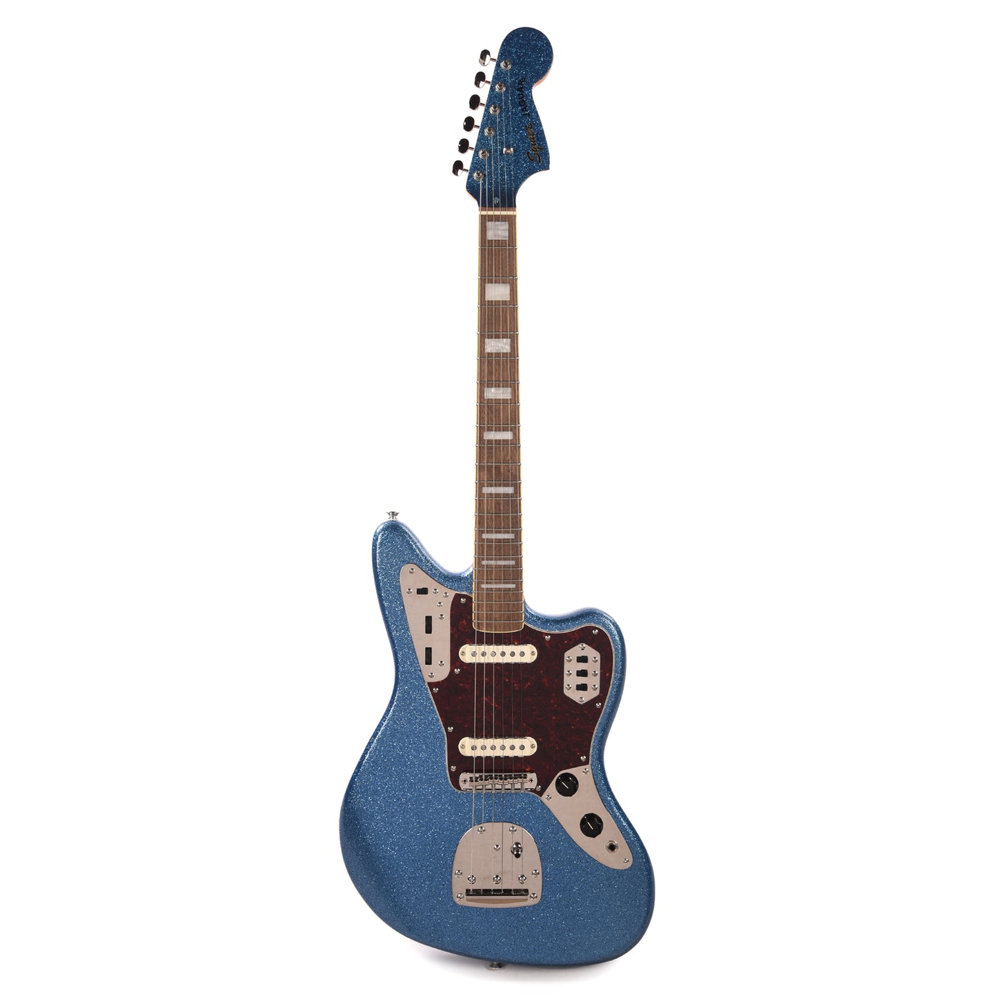 Squier Classic Vibe '70s Jaguar Blue Sparkle Electric Guitars / Solid Body
