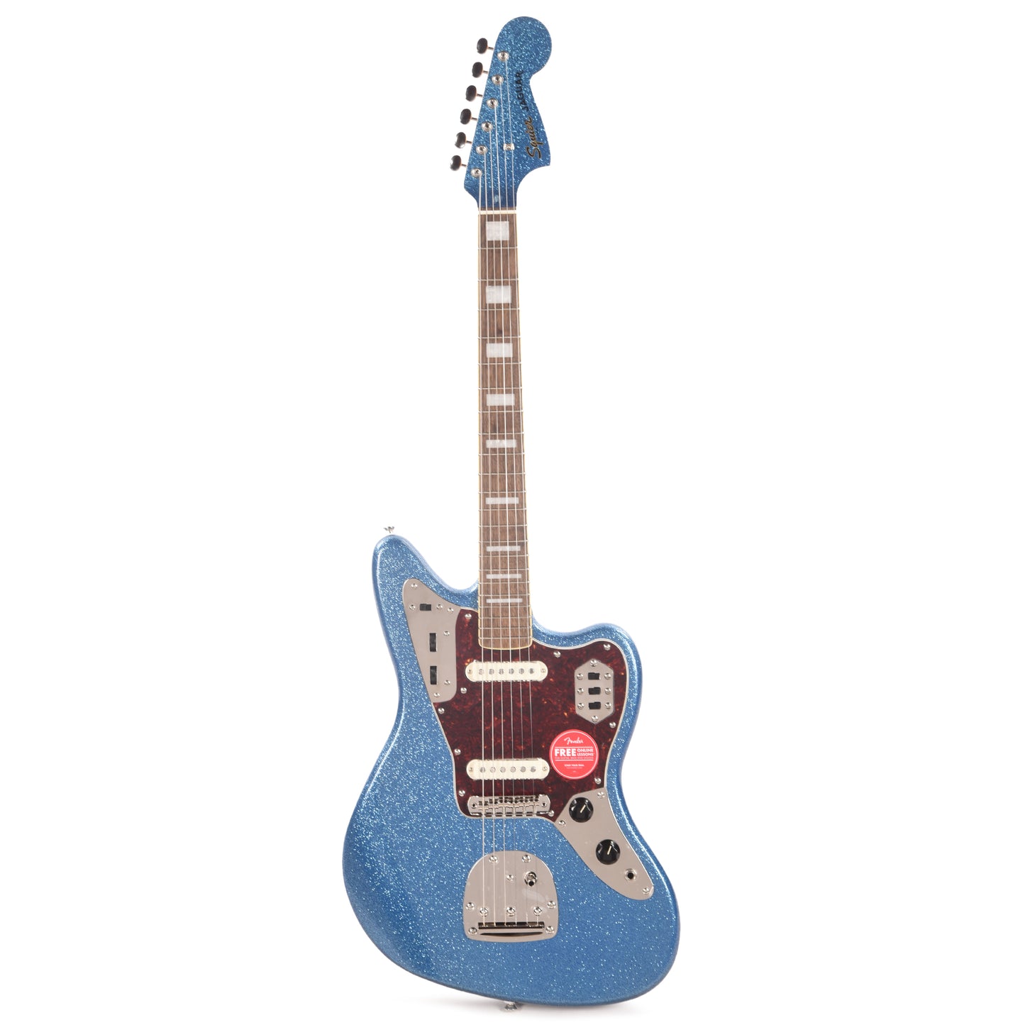 Squier Classic Vibe '70s Jaguar Blue Sparkle Electric Guitars / Solid Body