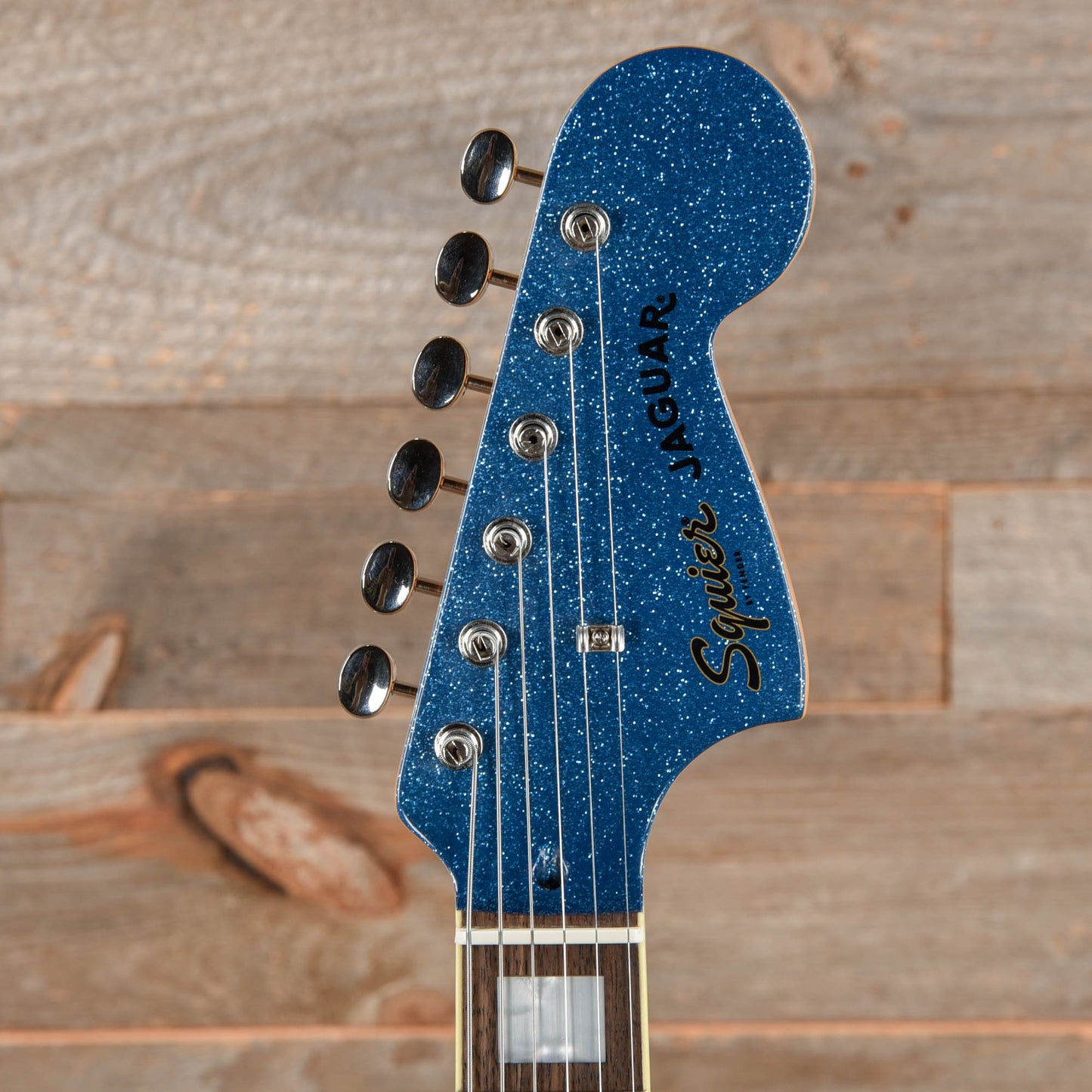 Squier Classic Vibe '70s Jaguar Blue Sparkle Electric Guitars / Solid Body