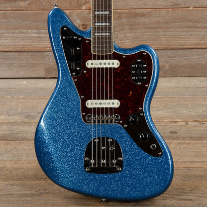 Squier Classic Vibe '70s Jaguar Blue Sparkle Electric Guitars / Solid Body