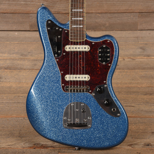 Squier Classic Vibe '70s Jaguar Blue Sparkle Electric Guitars / Solid Body