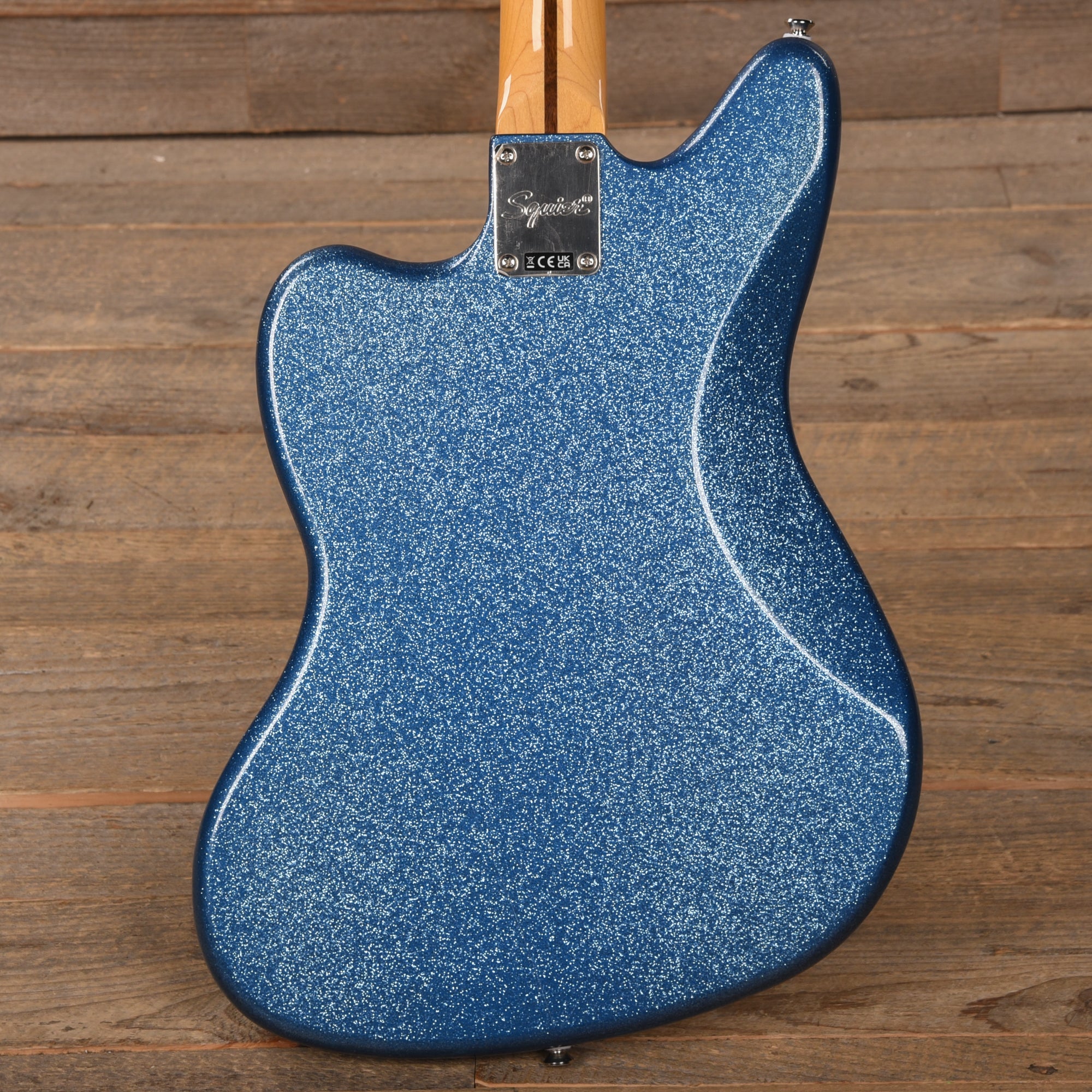 Squier Classic Vibe '70s Jaguar Blue Sparkle Electric Guitars / Solid Body