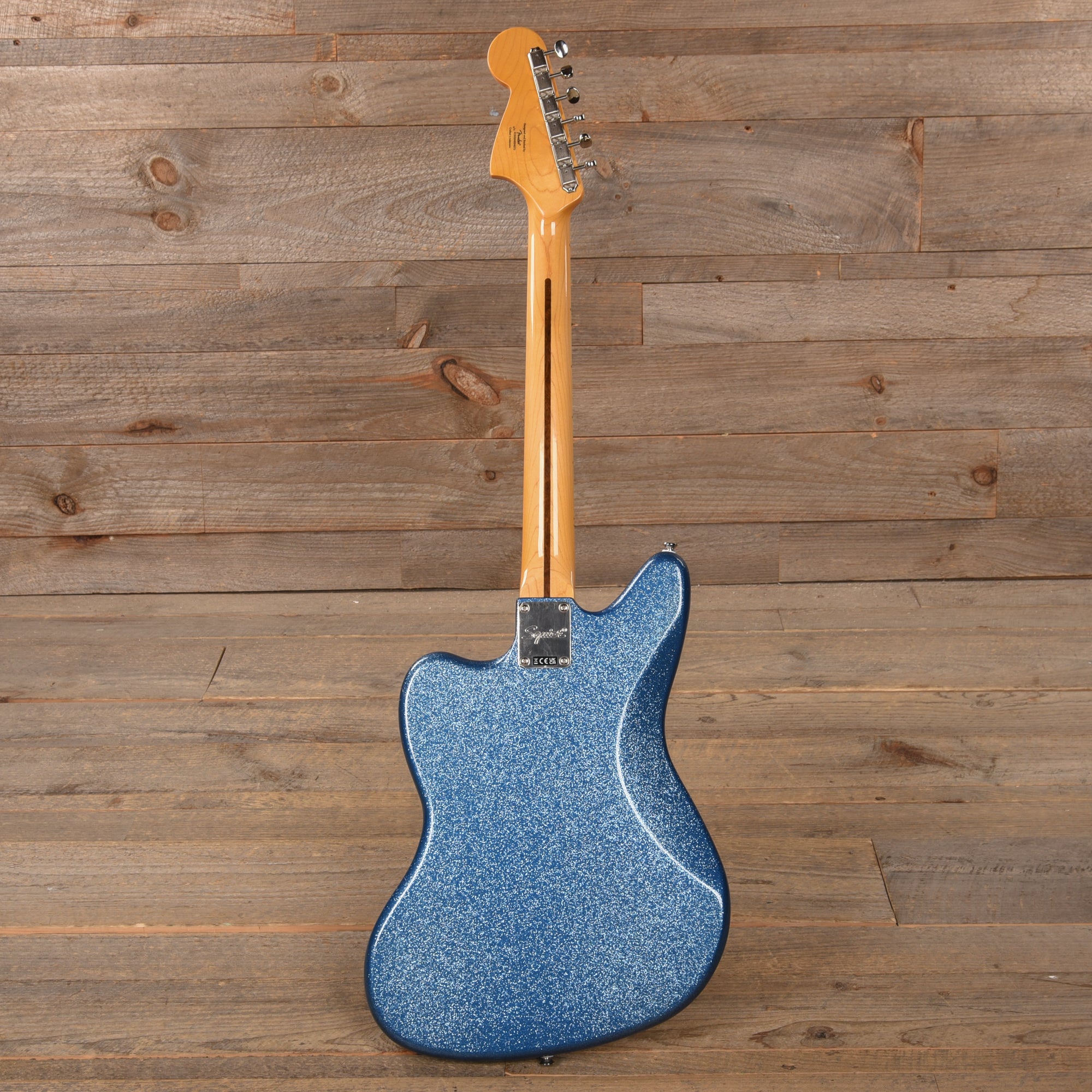 Squier Classic Vibe '70s Jaguar Blue Sparkle Electric Guitars / Solid Body