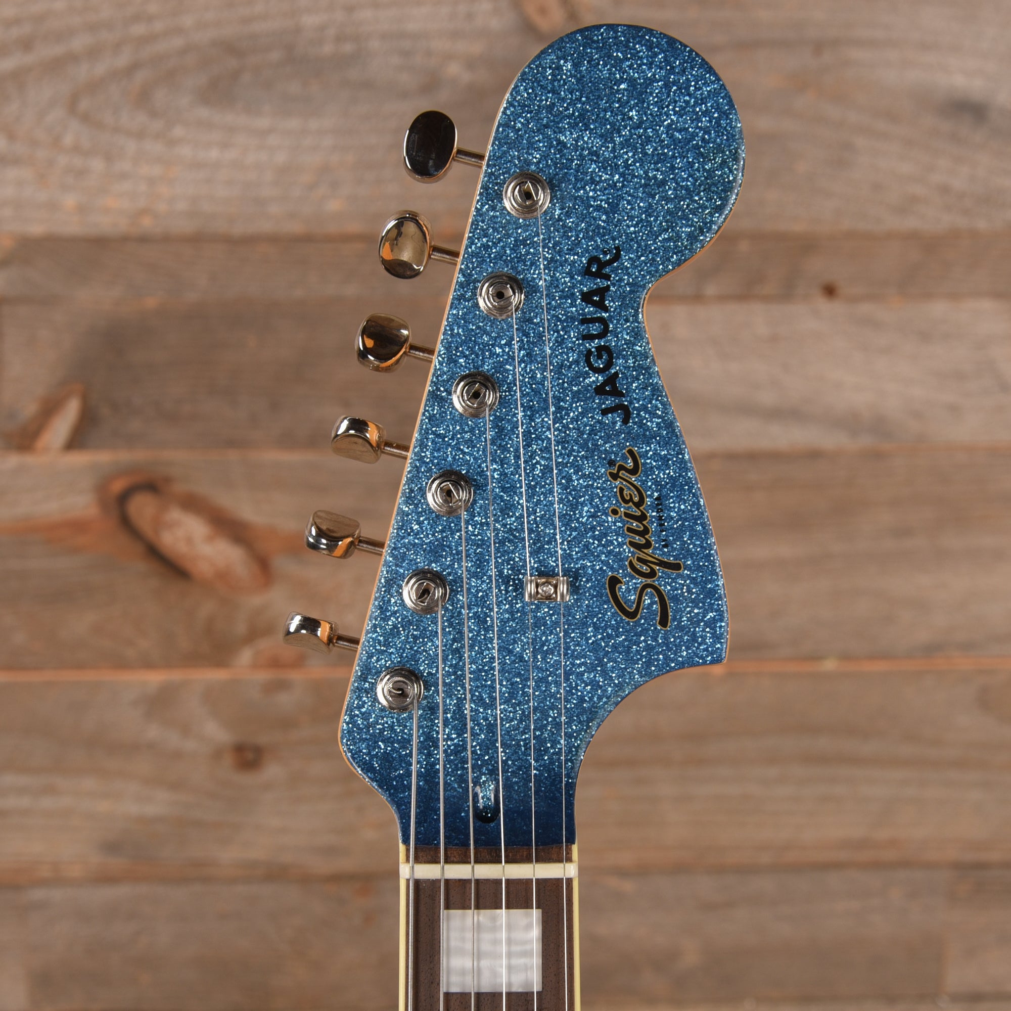 Squier Classic Vibe '70s Jaguar Blue Sparkle Electric Guitars / Solid Body