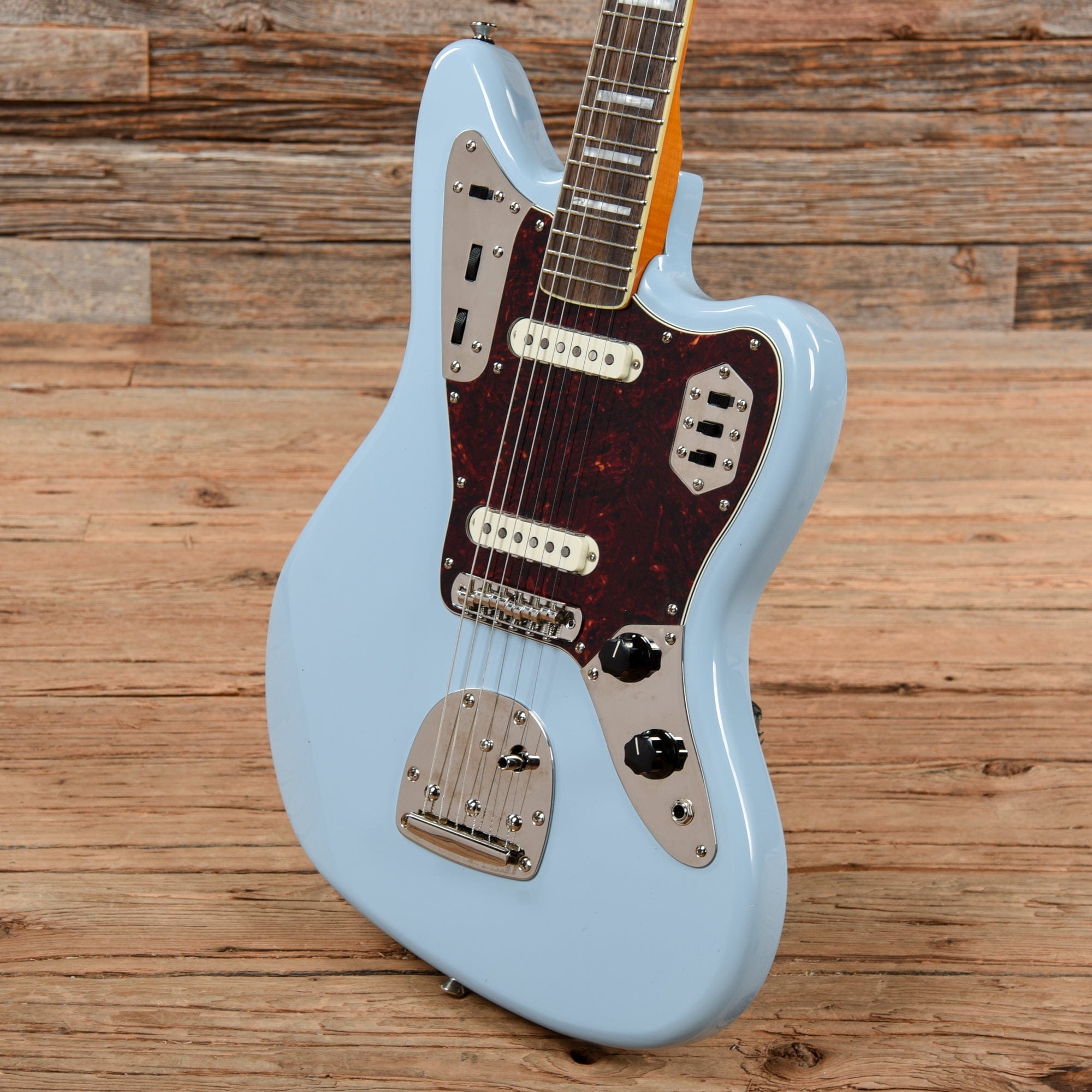 Squier Classic Vibe 70s Jaguar Daphne Blue 2021 Chicago Music Exchange squier-classic-vibe-70s-jaguar-daphne-blue-2021-chicago-music-exchange