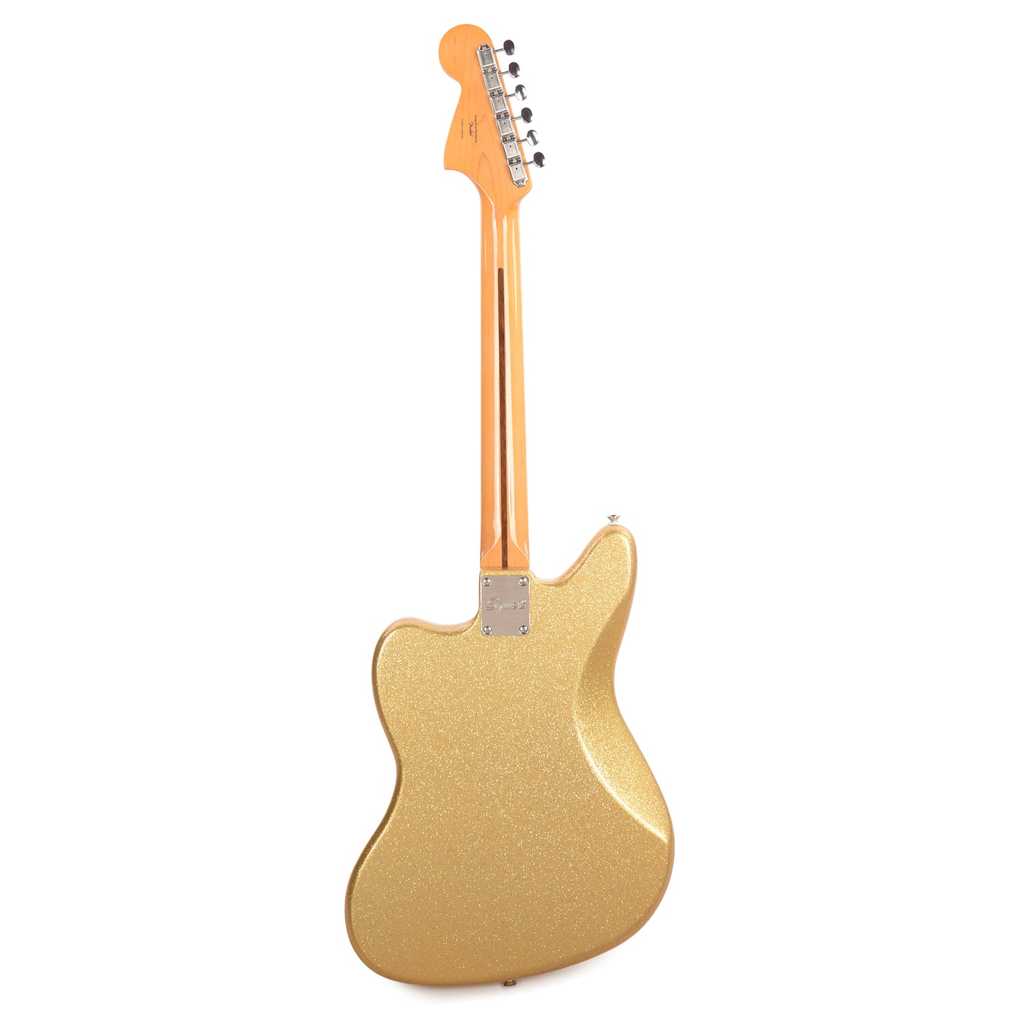 Squier Classic Vibe '70s Jaguar Gold Sparkle Electric Guitars / Solid Body